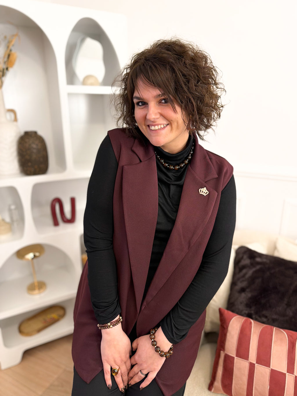 La blazer sans manches Queens