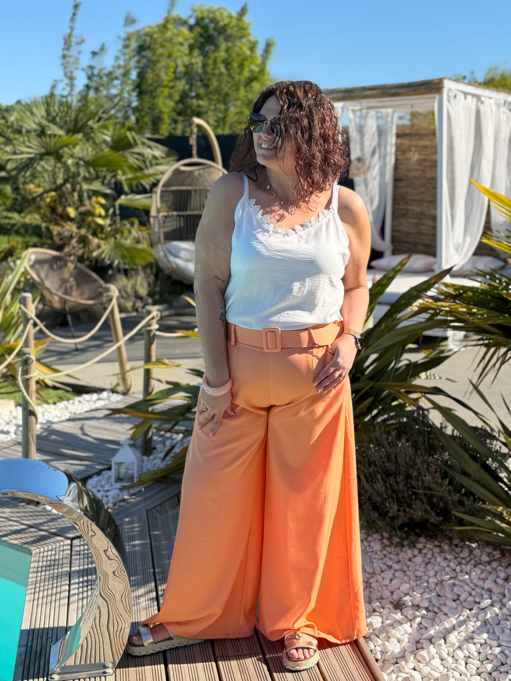 Pantalon orange