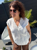 Blouse Cloé blanche