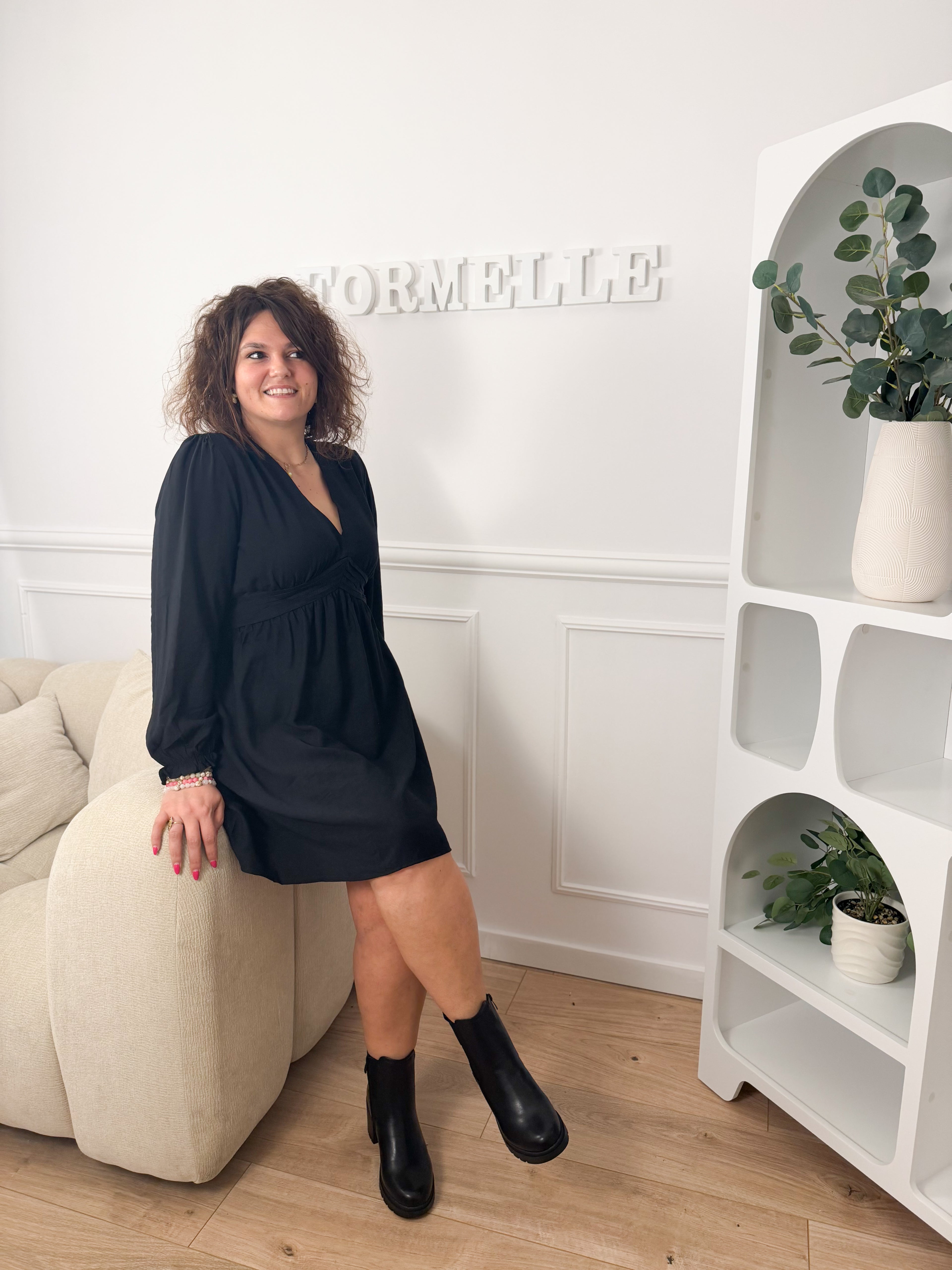 Robe Éliséa noir