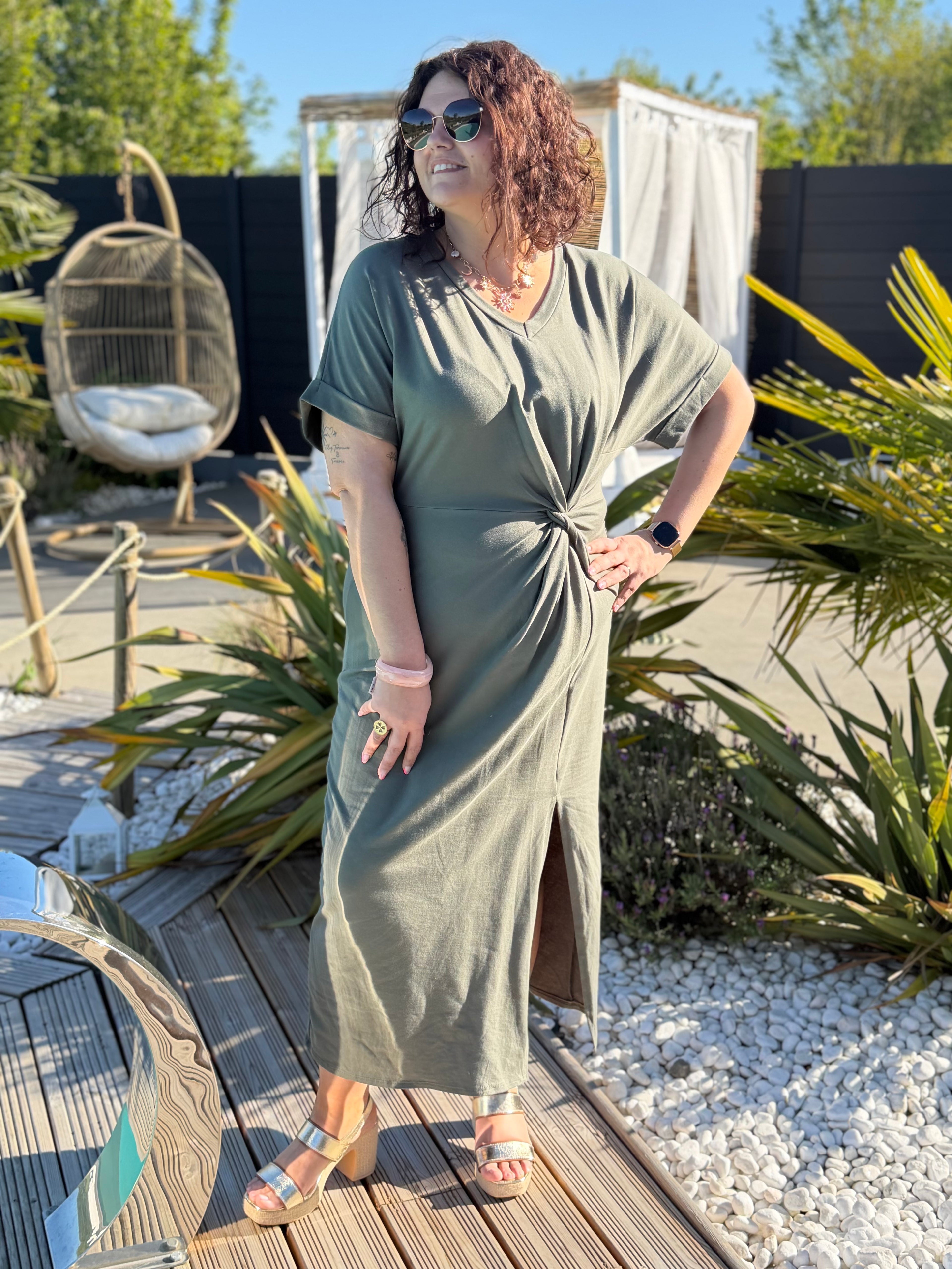 Robe Malia kaki
