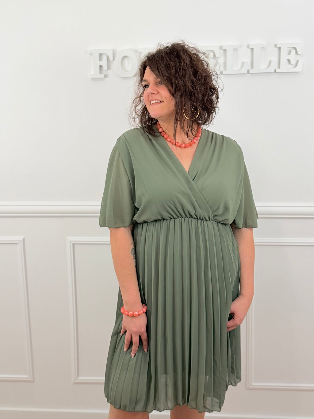 Robe Séréna kaki