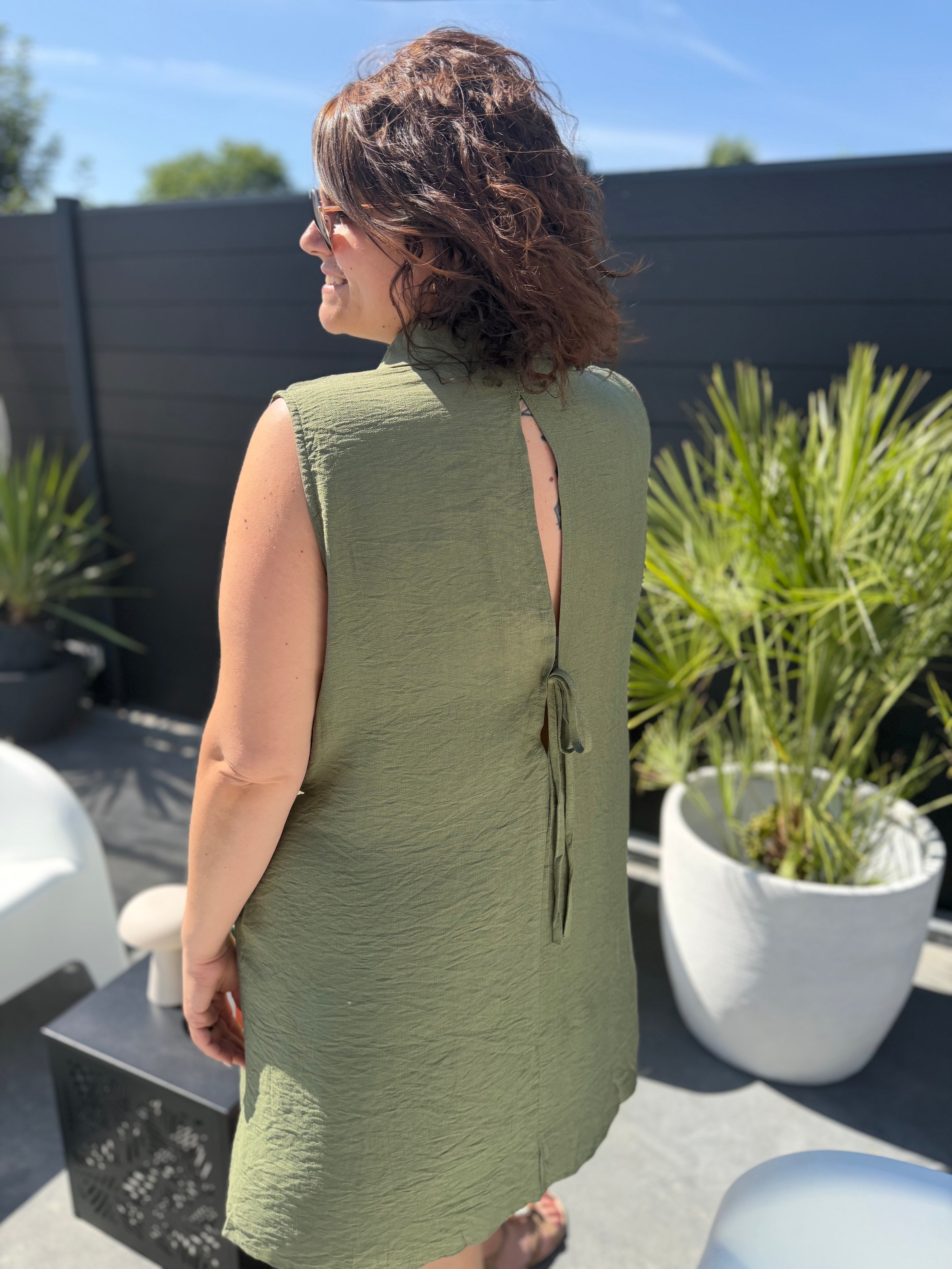 La robe Amalia kaki