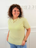 T-shirt Amalia jaune
