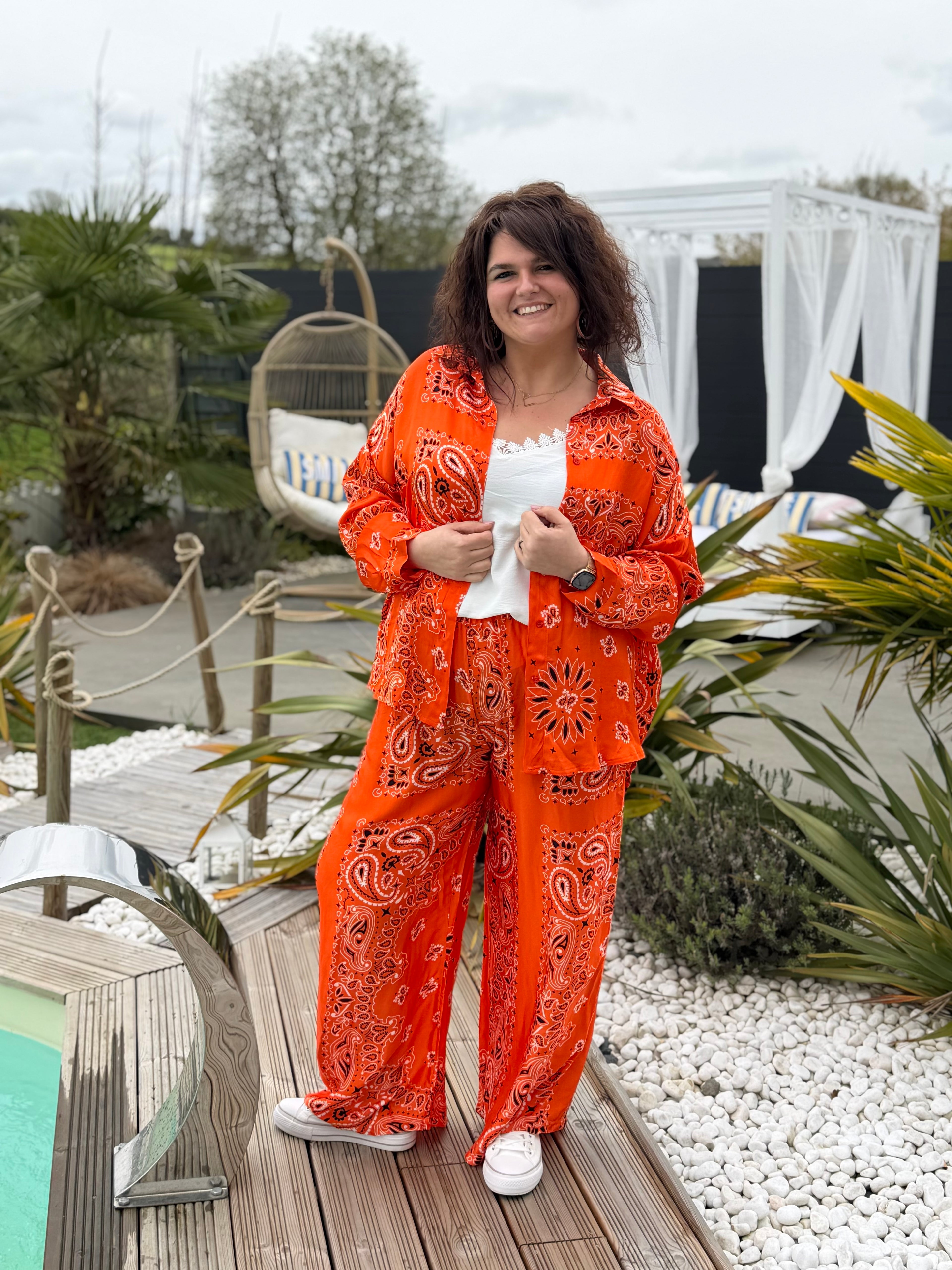 Le pantalon Kalia orange