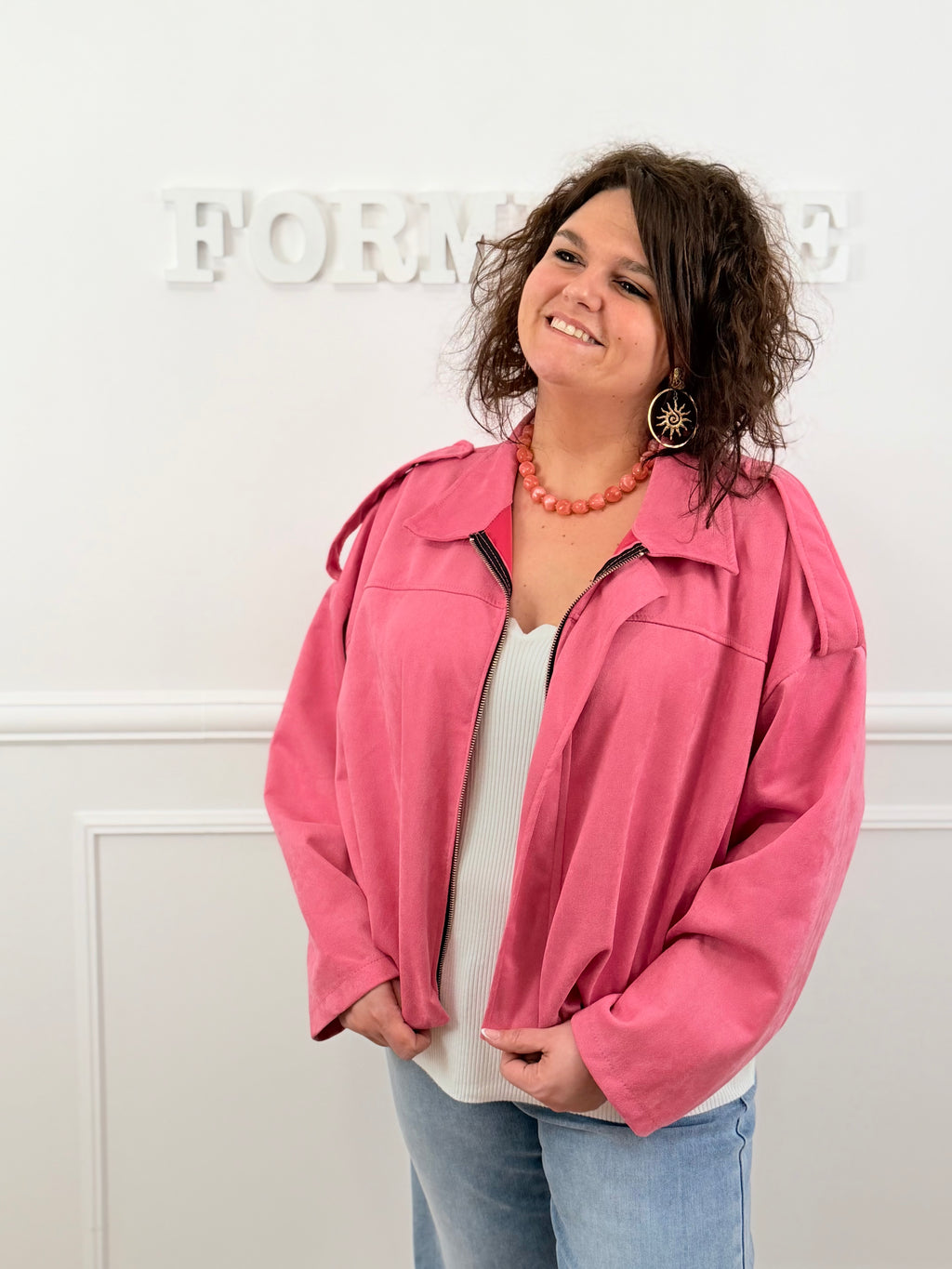 Veste Azel rose