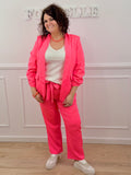 Pantalon Soléa rose fluo
