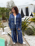 Le chemisier Kalia bleu marine
