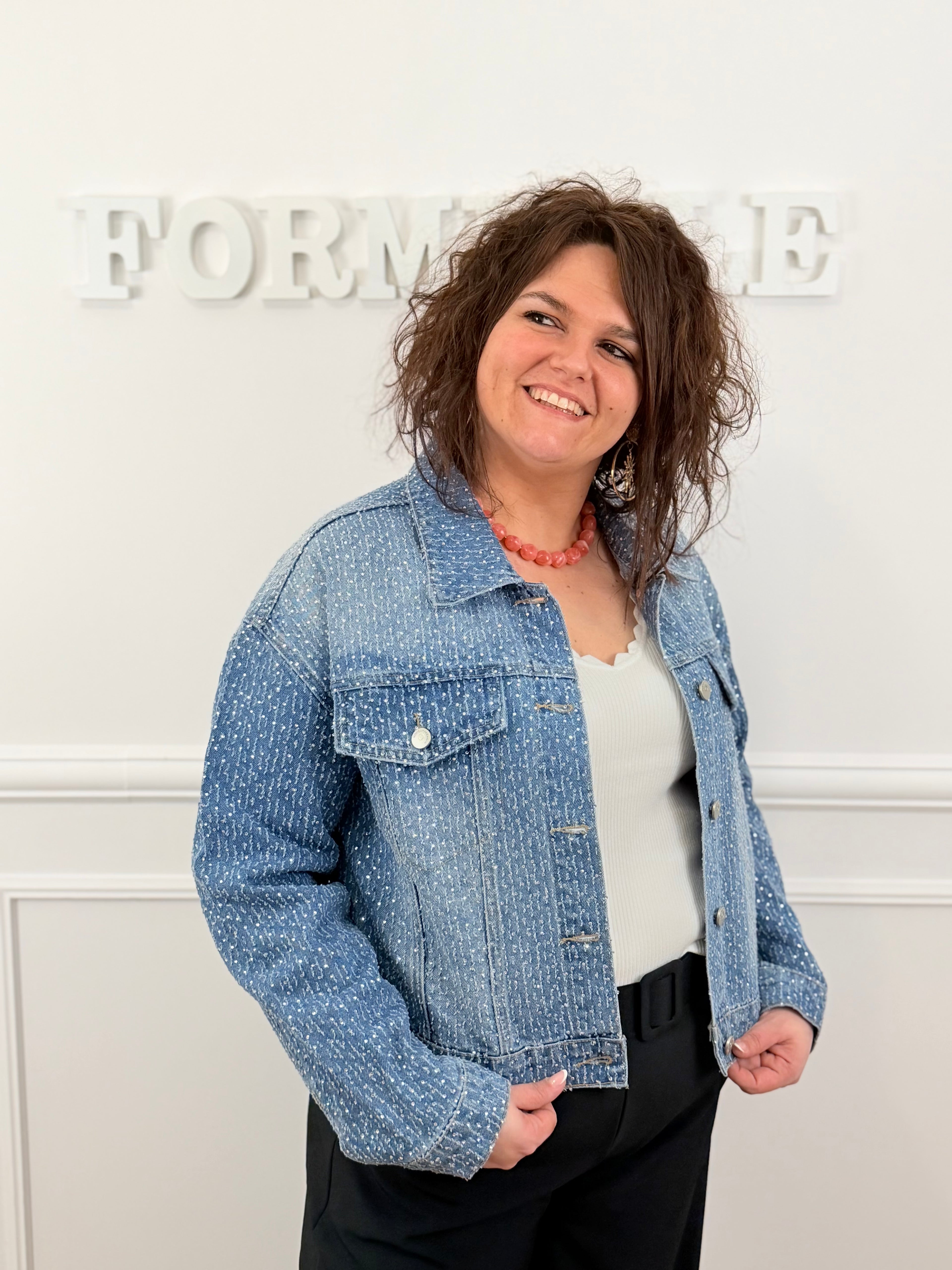 Veste en jeans Elora