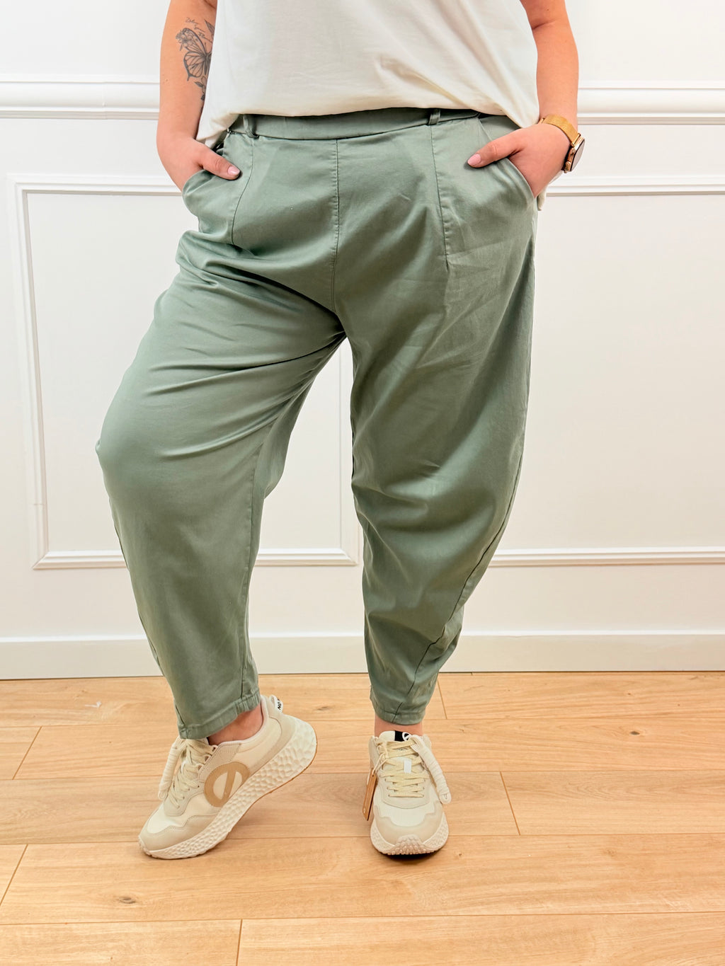 Pantalon Gina kaki