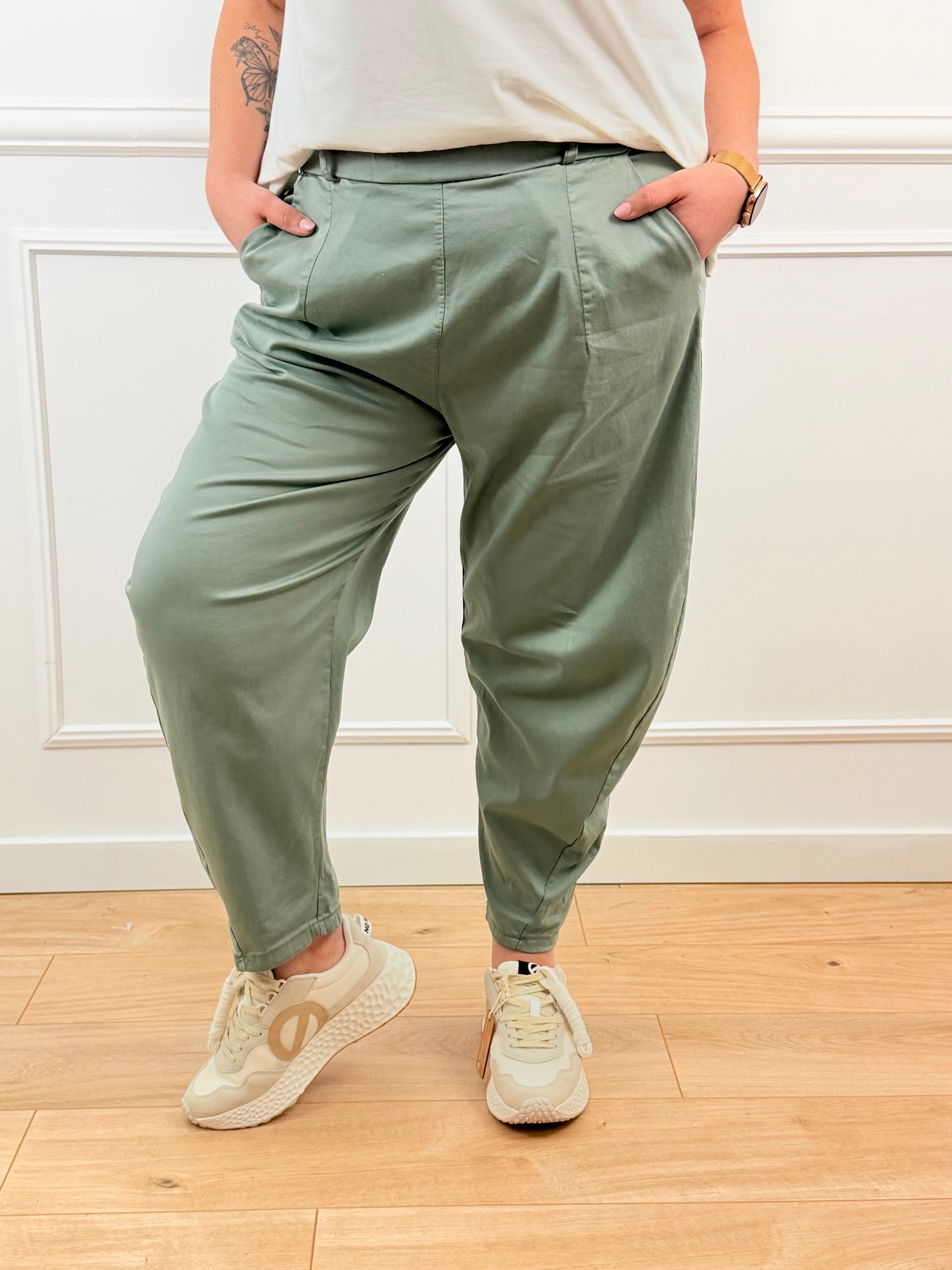 Pantalon Gina kaki