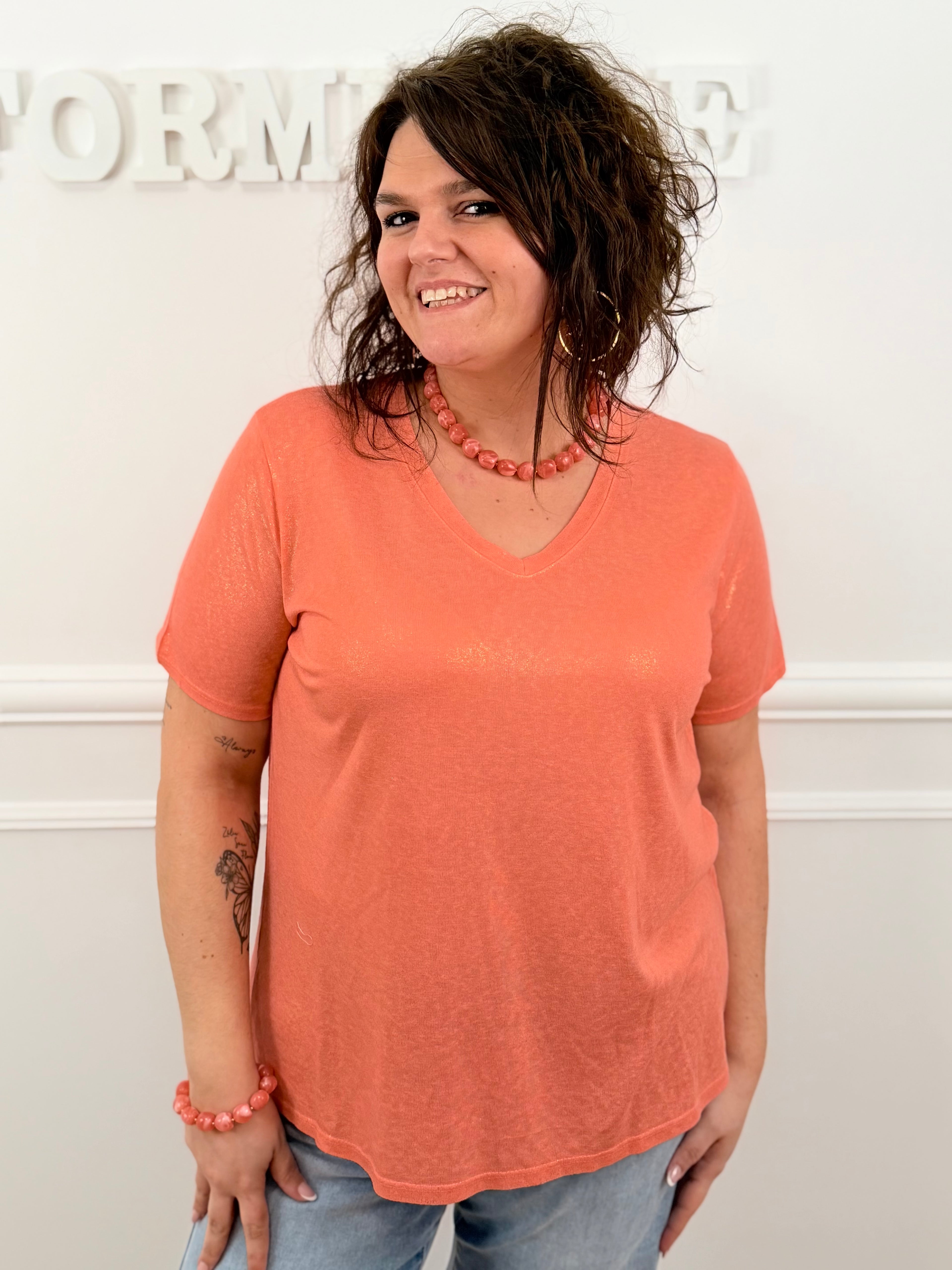 T-shirt Calya corail