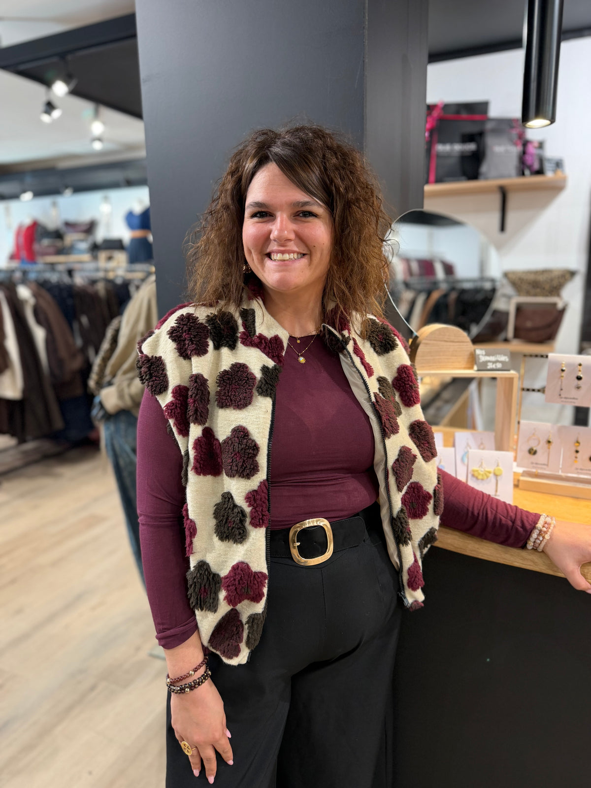 Veste sans manches Flora