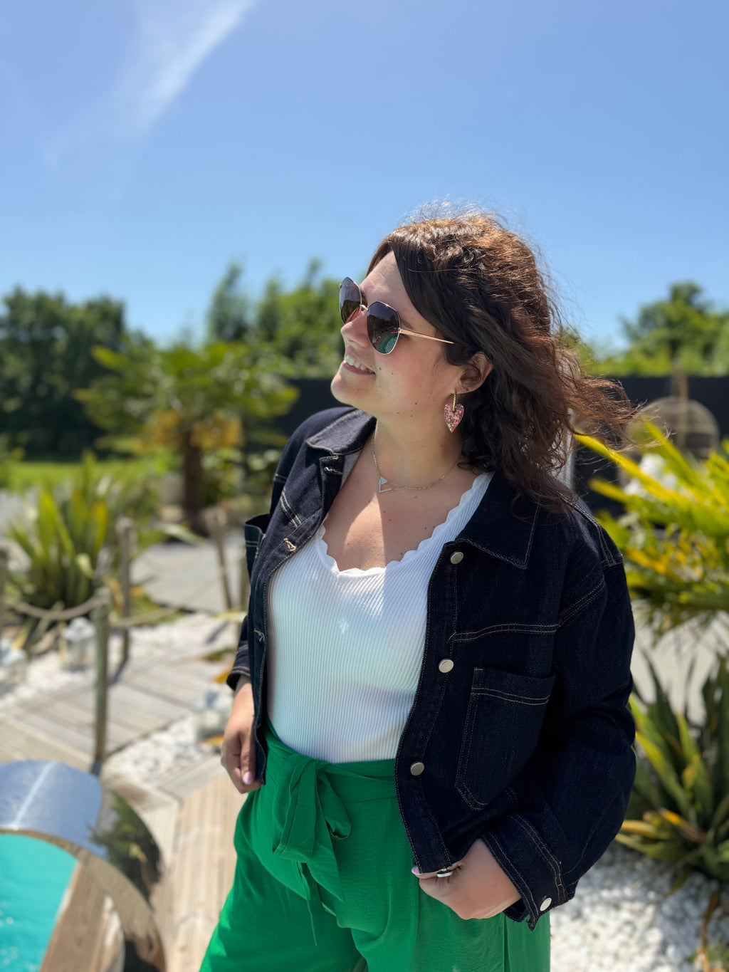 La veste en jeans Joalia
