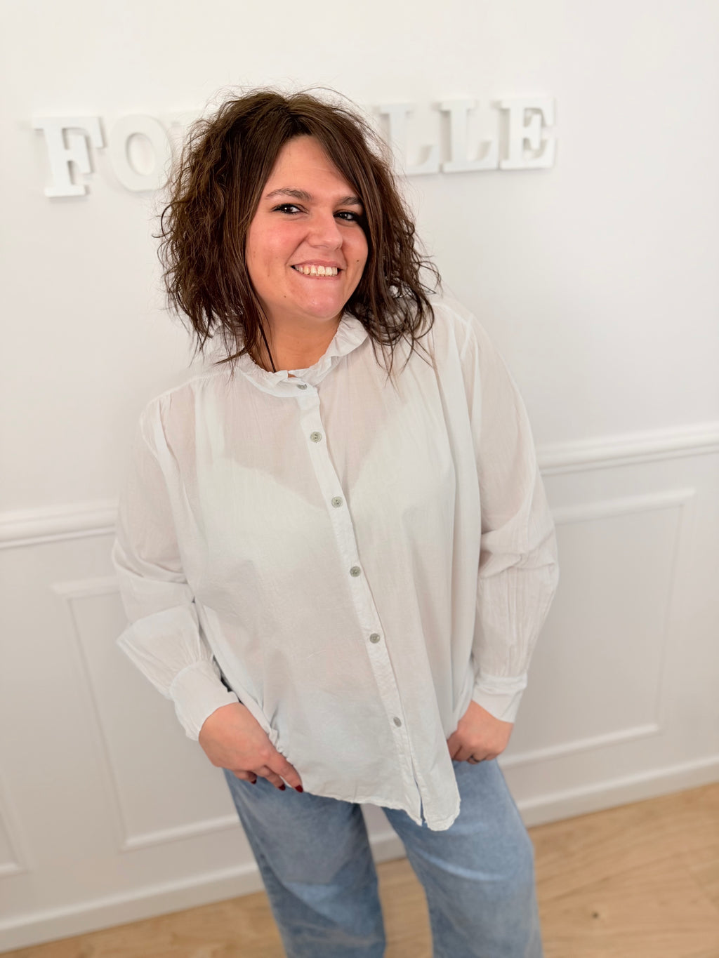 Chemisier Lori blanc
