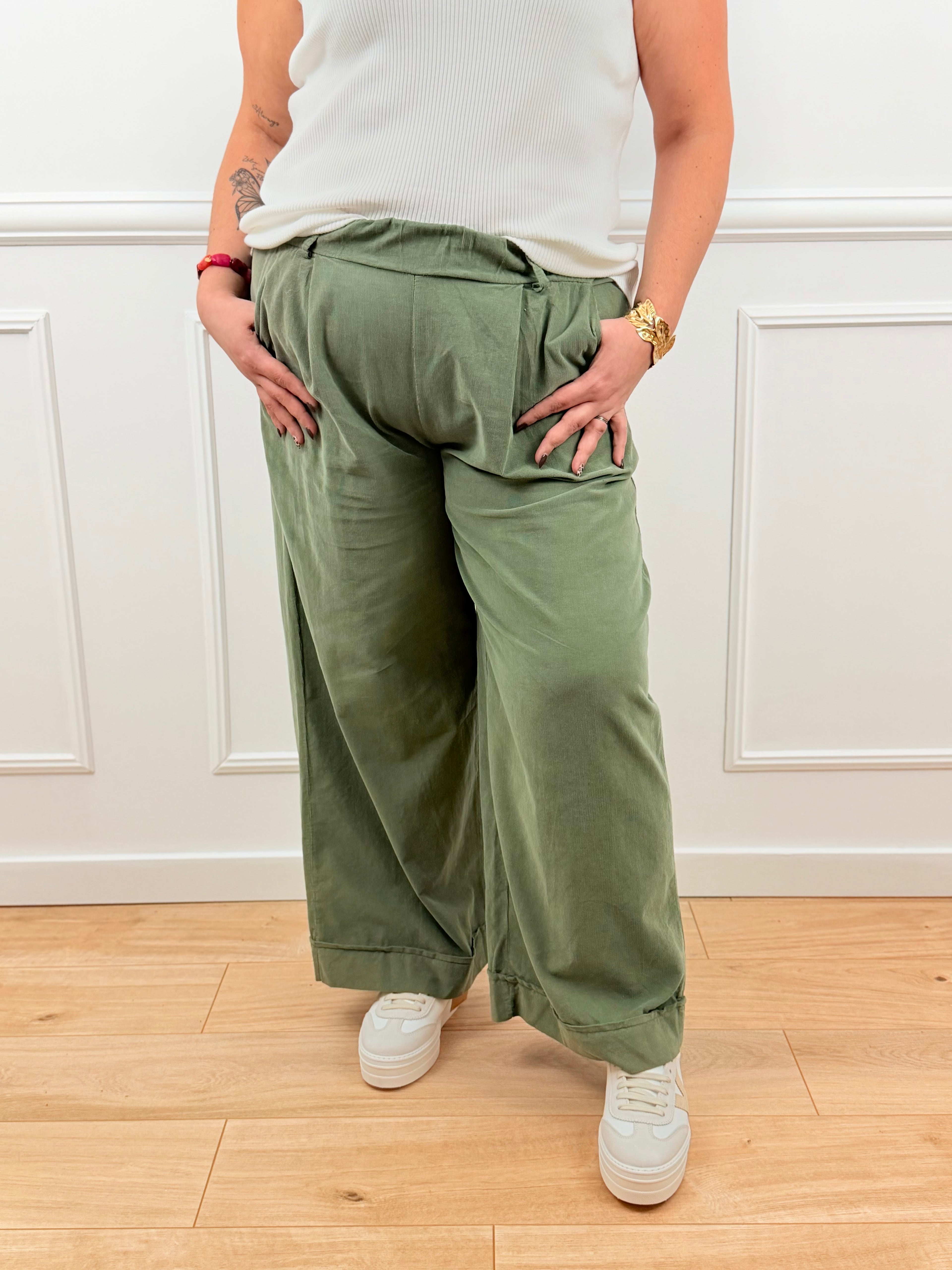🌿 Pantalon Paloma – Vert