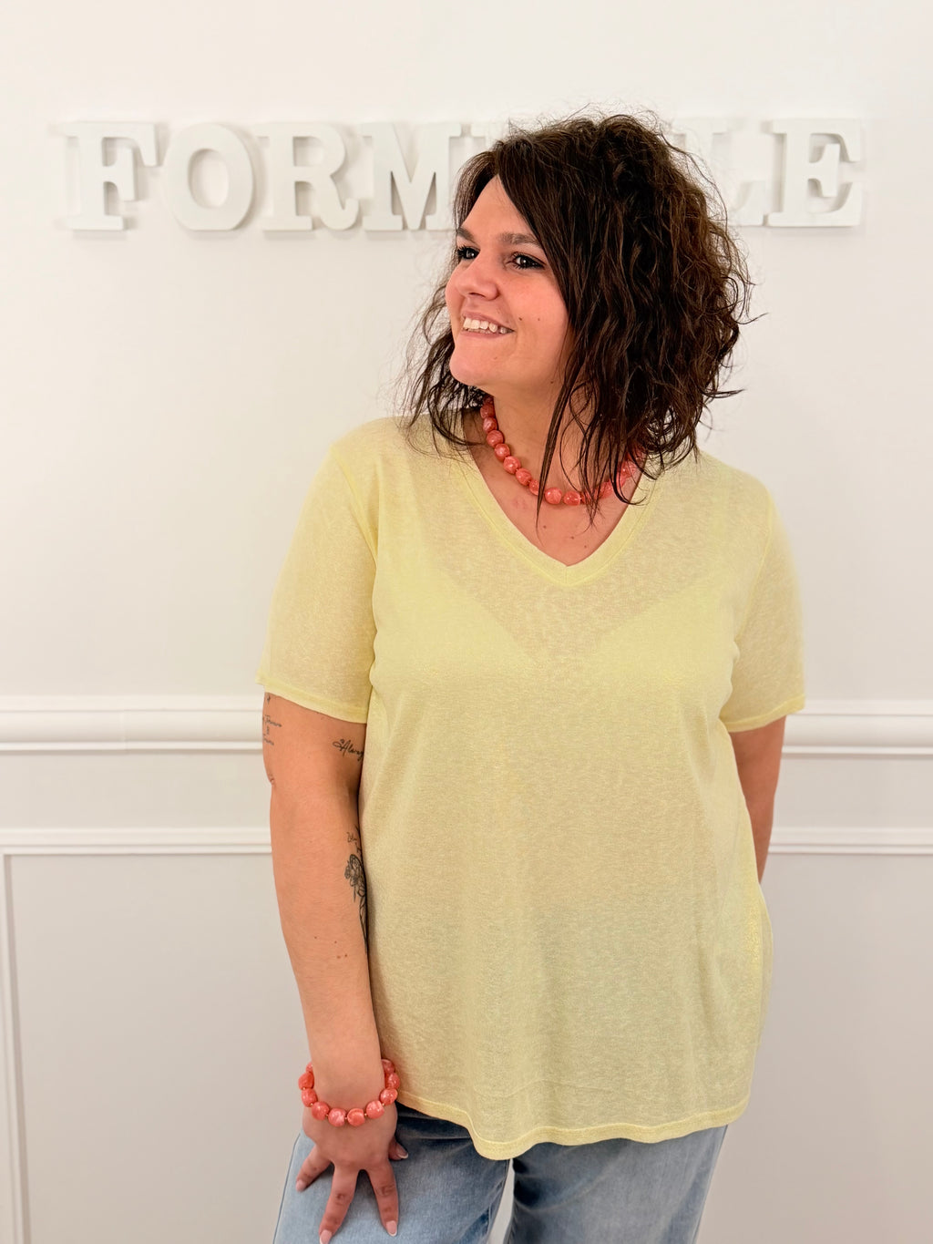 T-Shirt Calya jaune