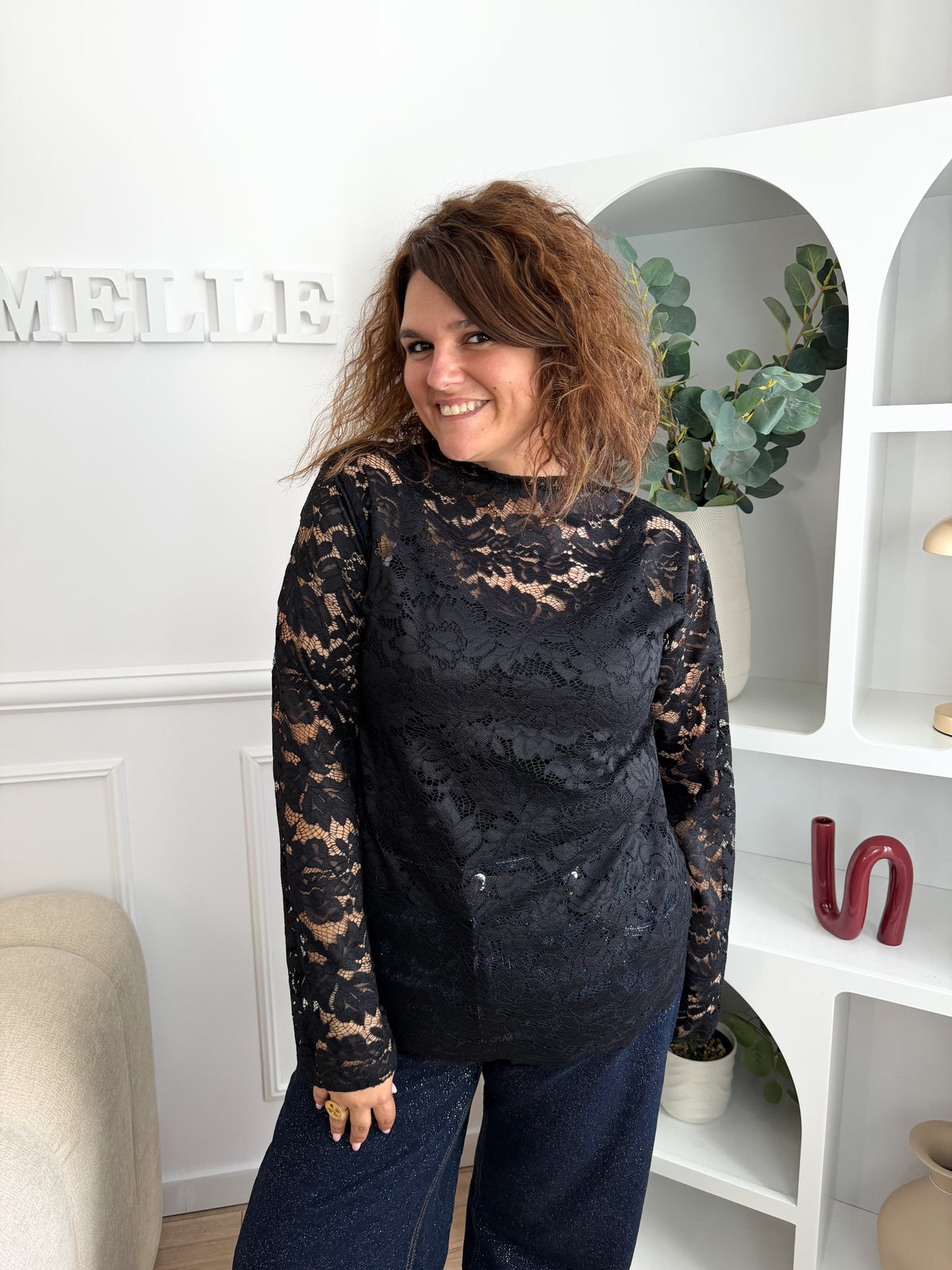 Haut dentelle Fiona