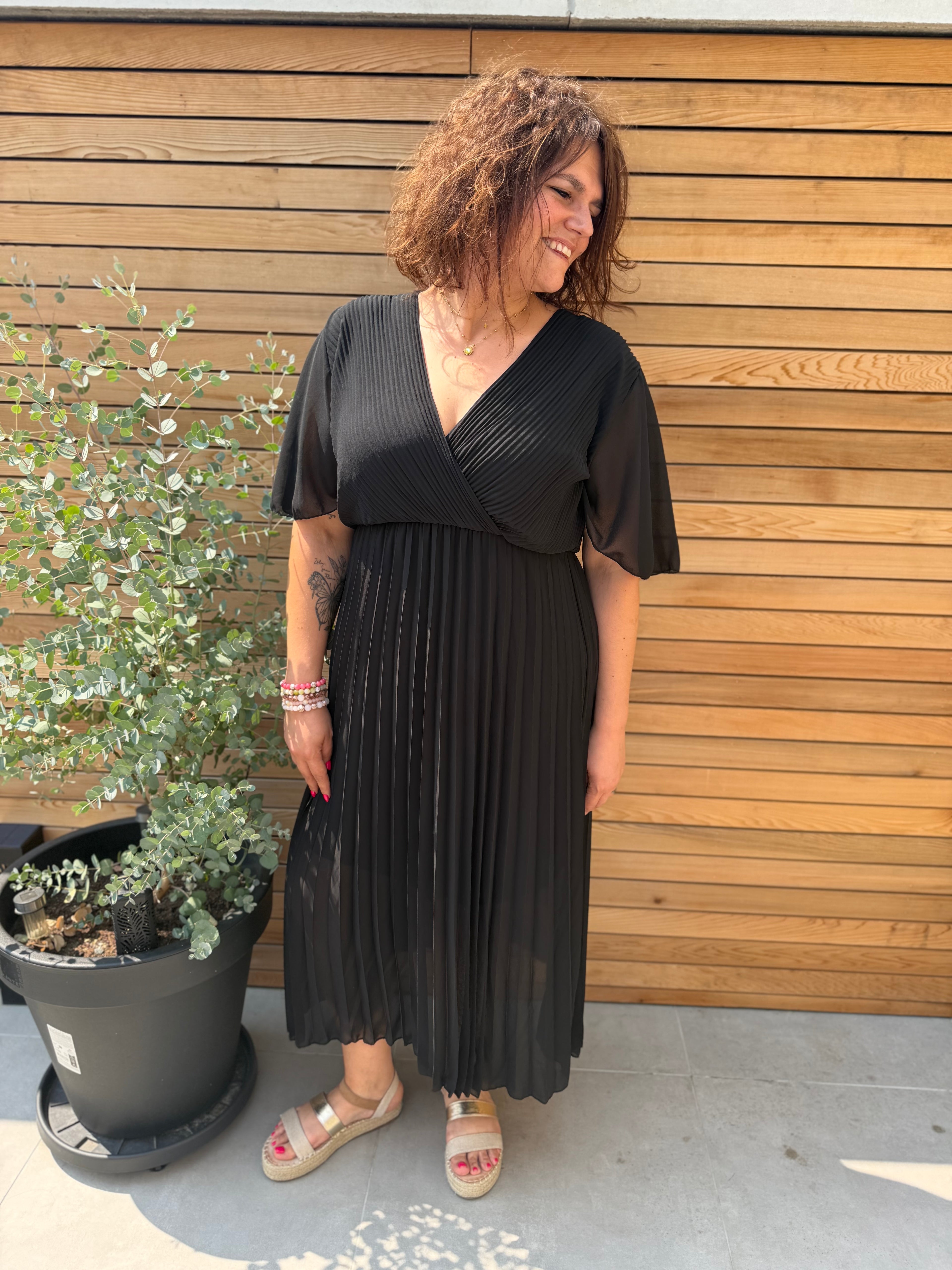 La robe Cassandre noir