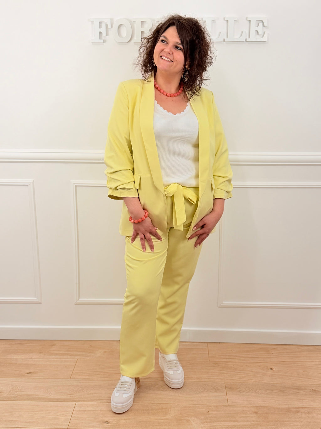 Pantalon Soléa jaune