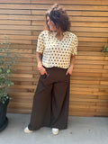 Pantalon Soléna marron