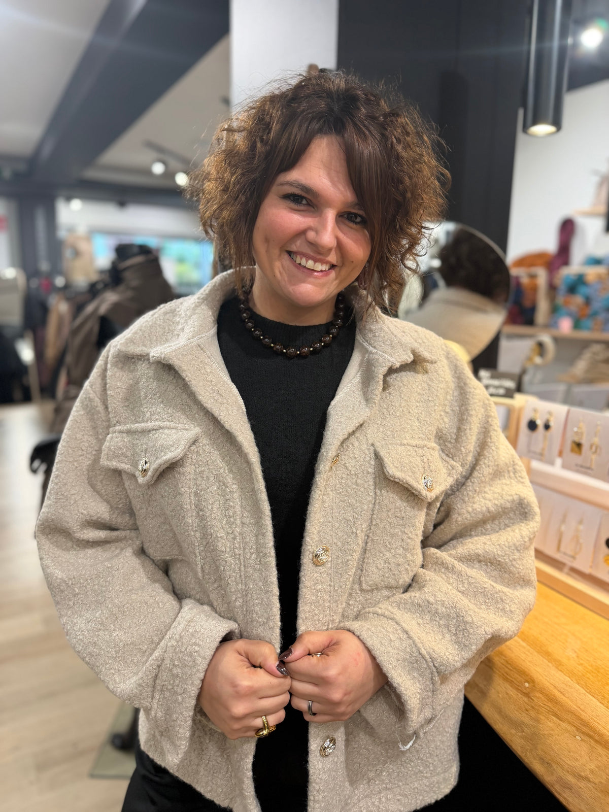 Veste Milla beige