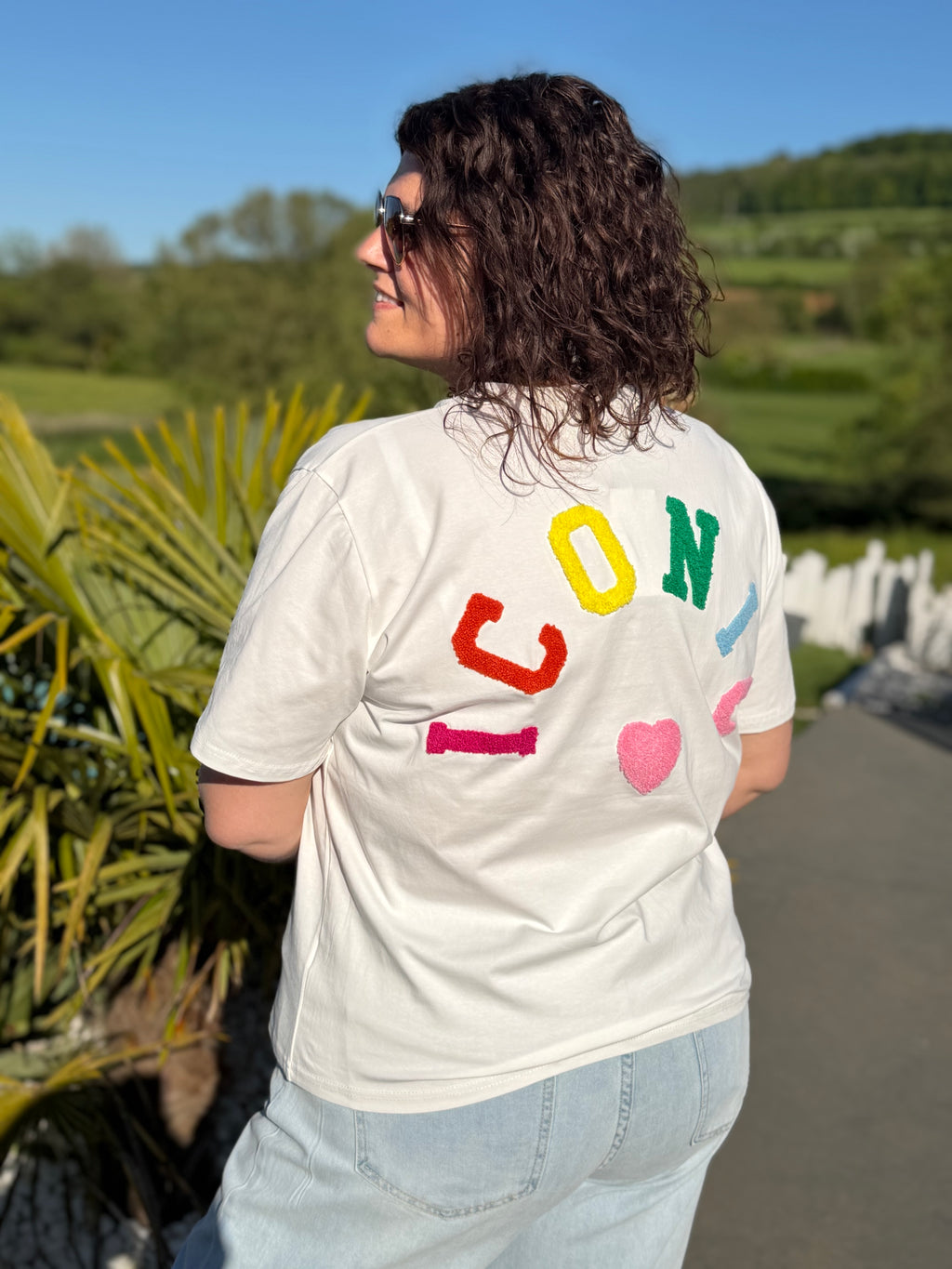 T-shirt Iconic blanc