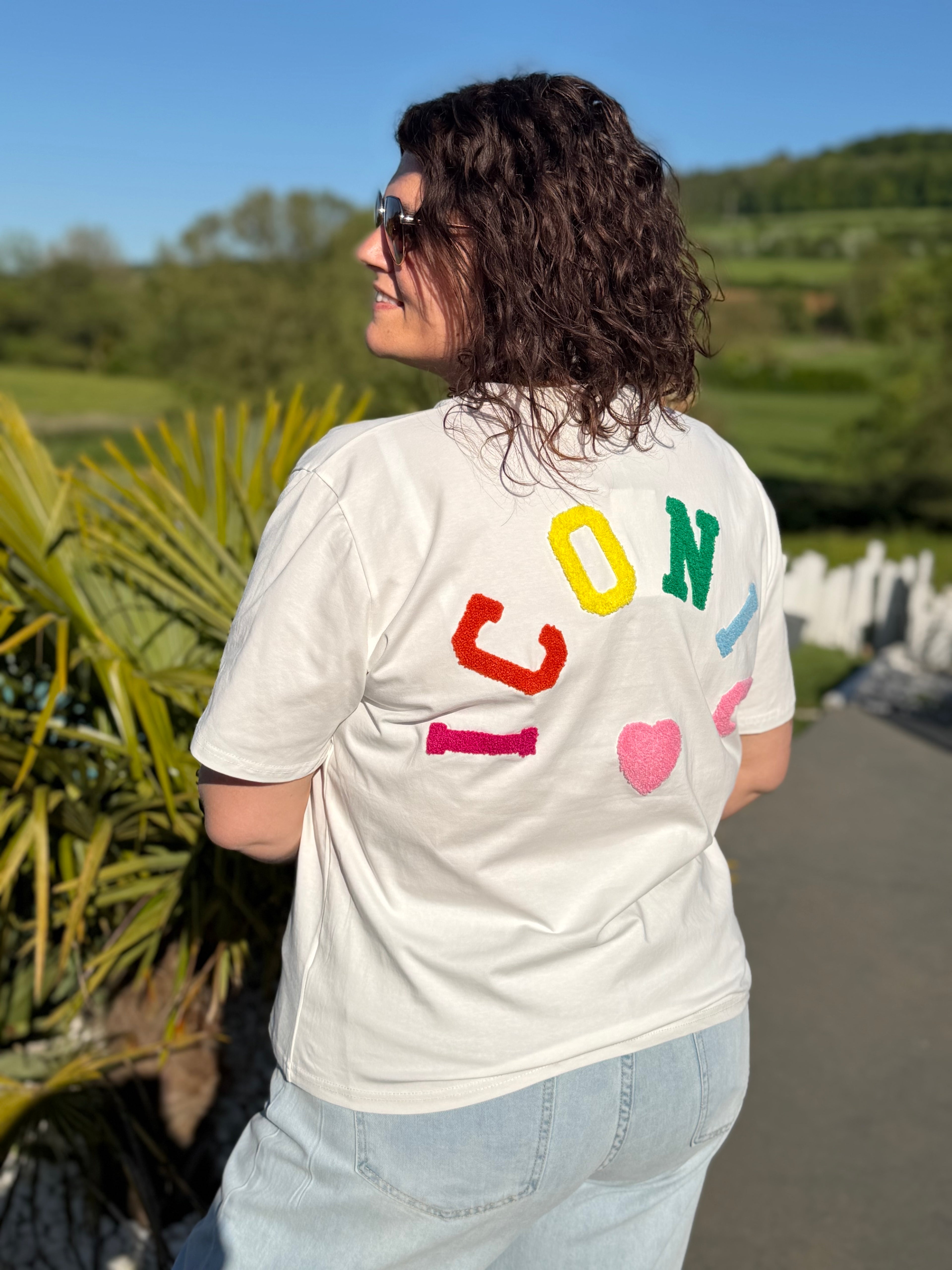 T-shirt Iconic blanc