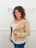 La veste Maya beige