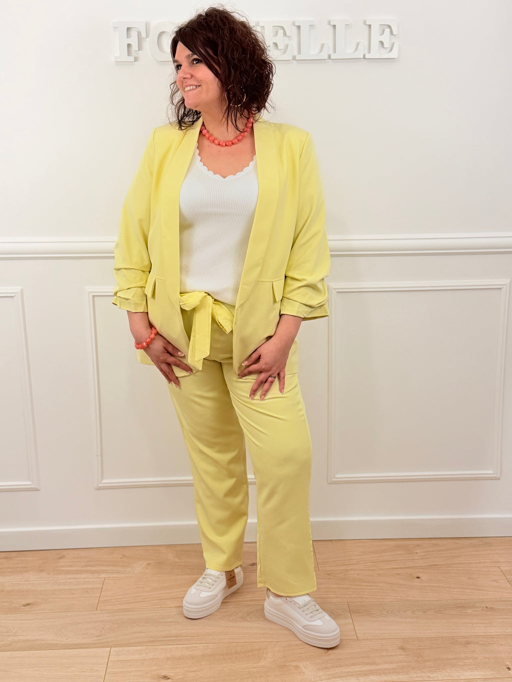 Pantalon Soléa jaune