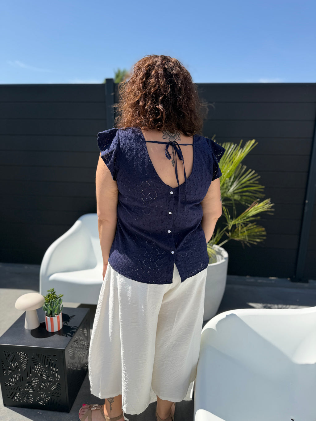 Blouse Zoé bleu marine