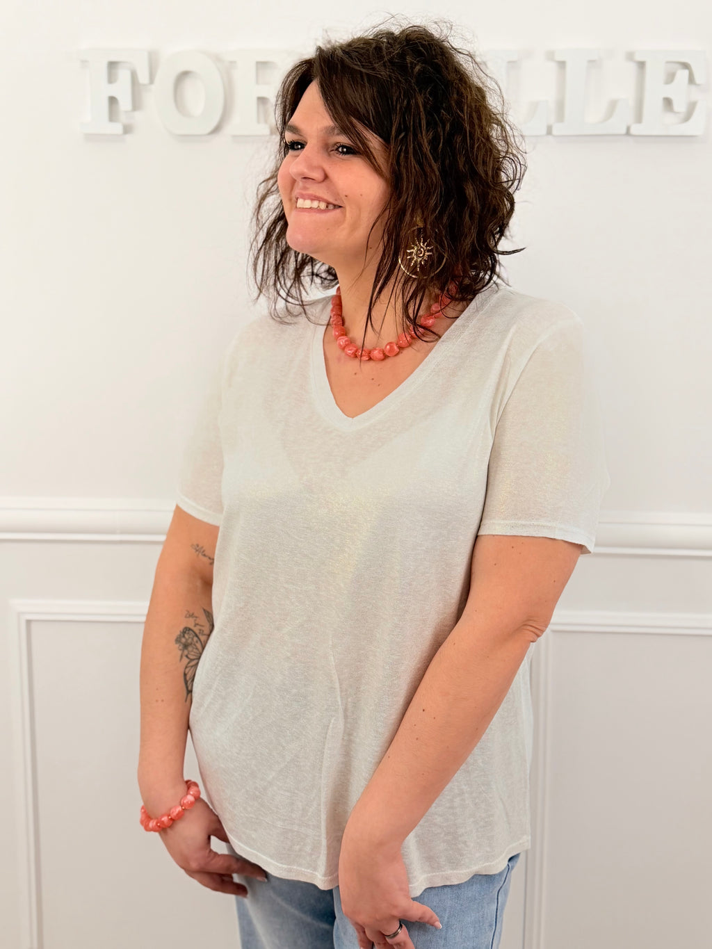 T-shirt Calya blanc