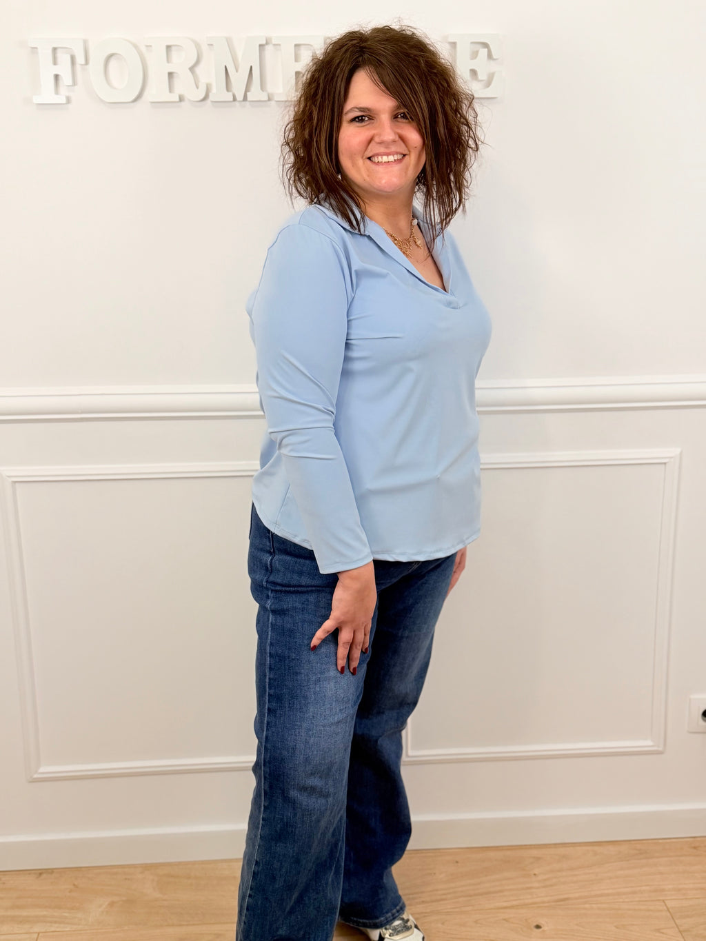 Blouse Soraya bleu