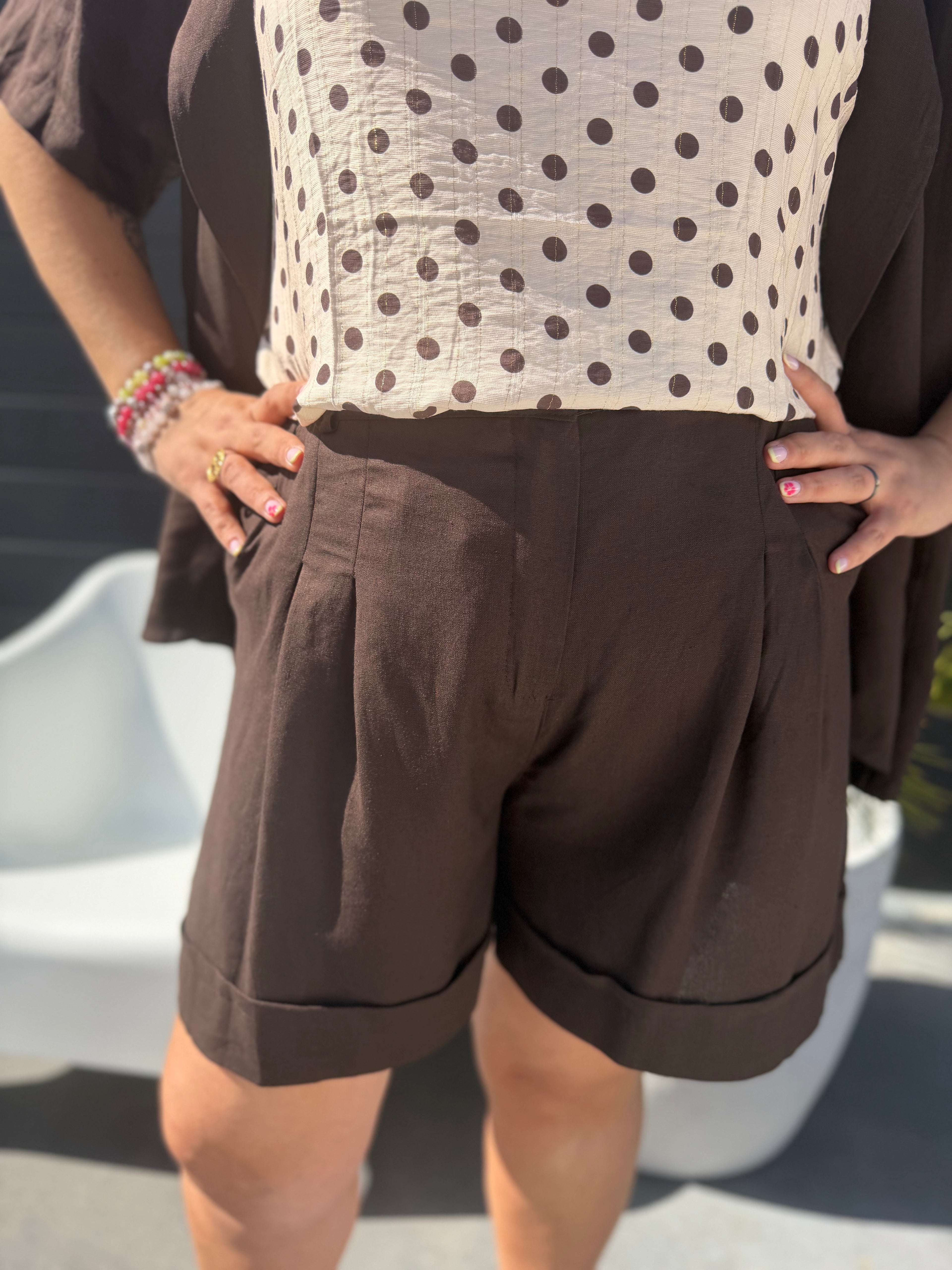 Ensemble Ilona marron