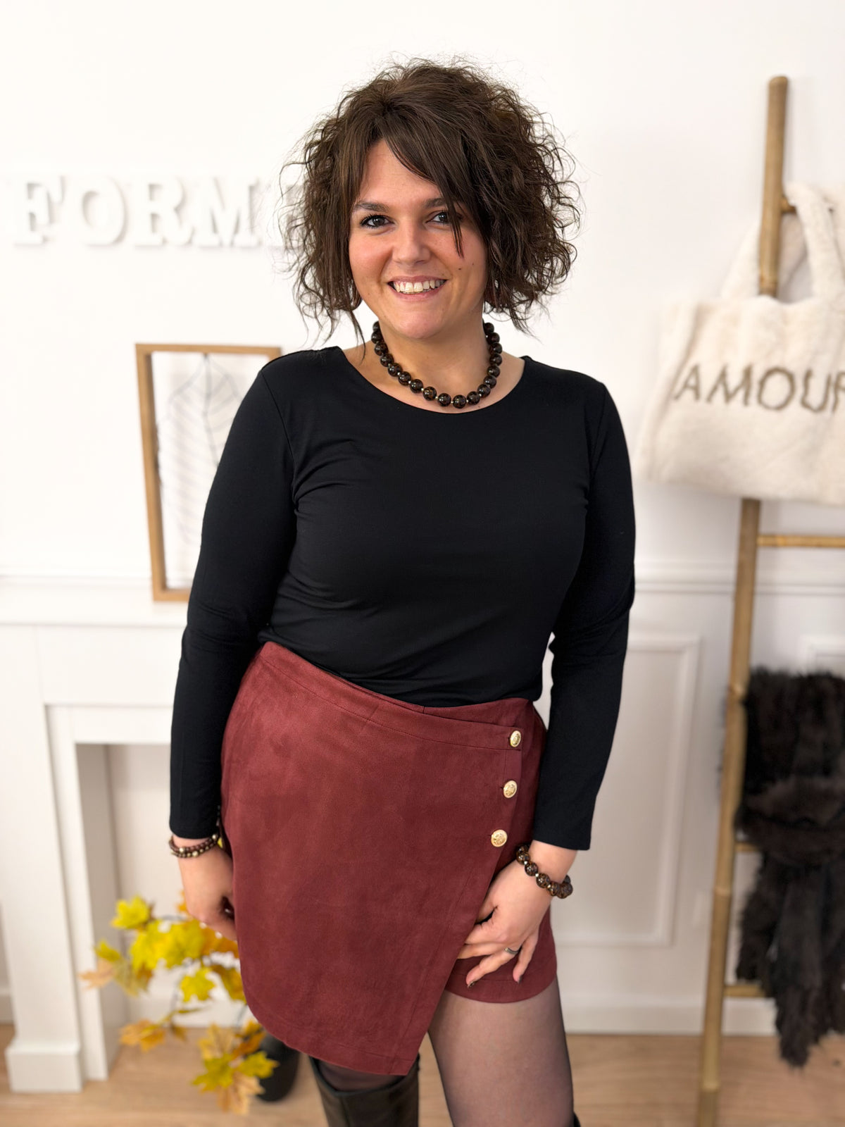 La jupe short Brenda