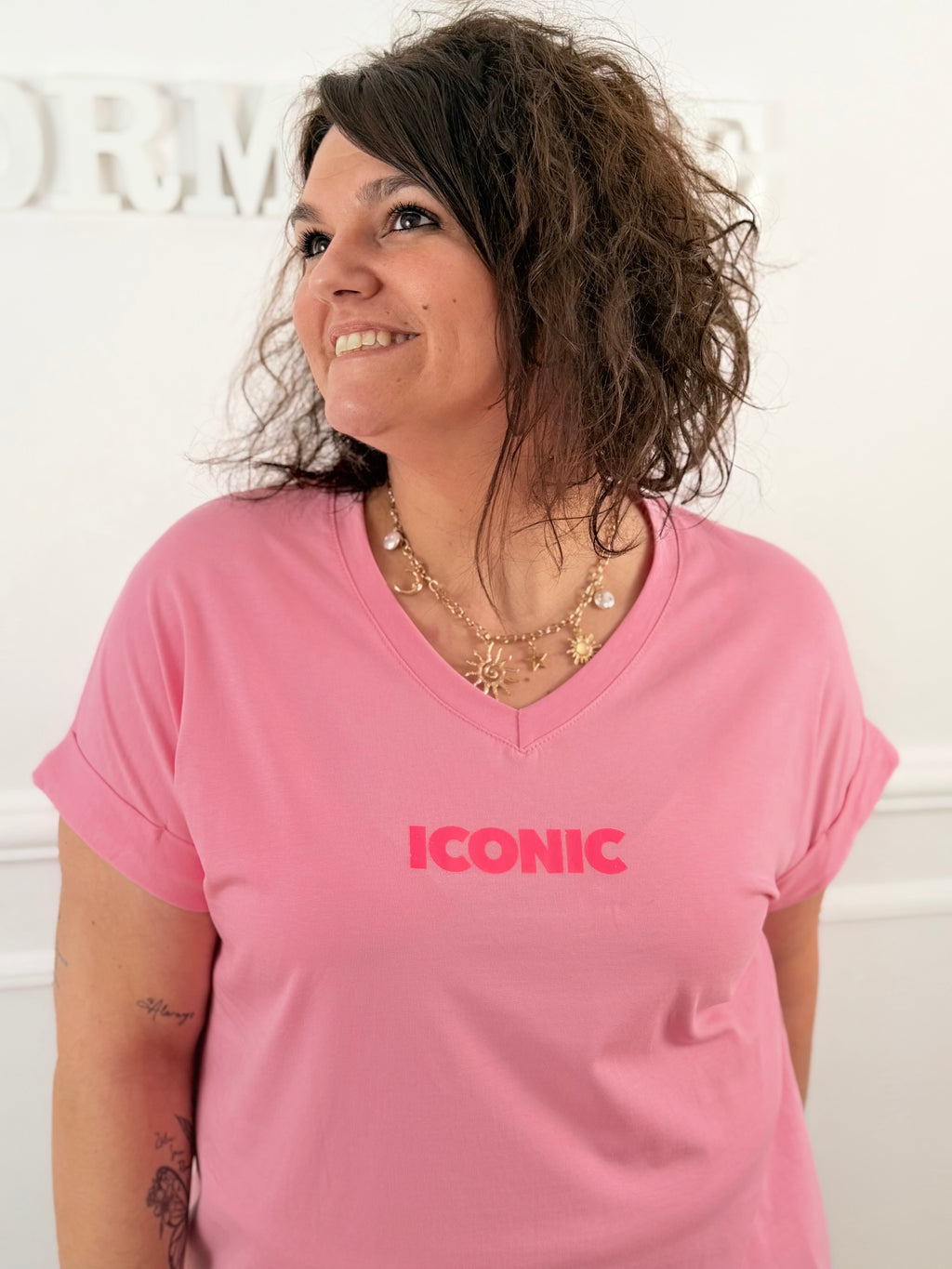T-shirt Iconic rose