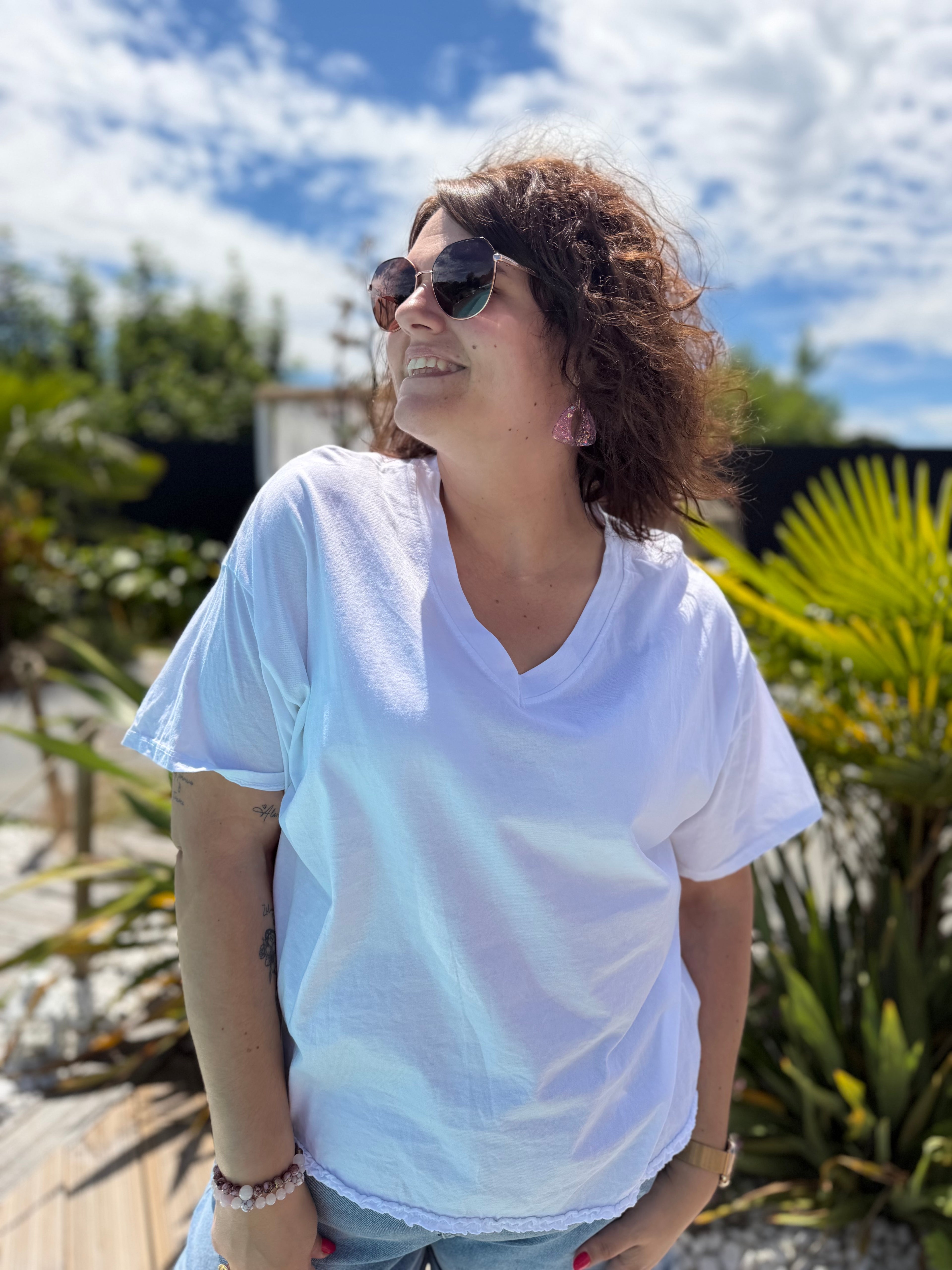 T-shirt Lola blanc