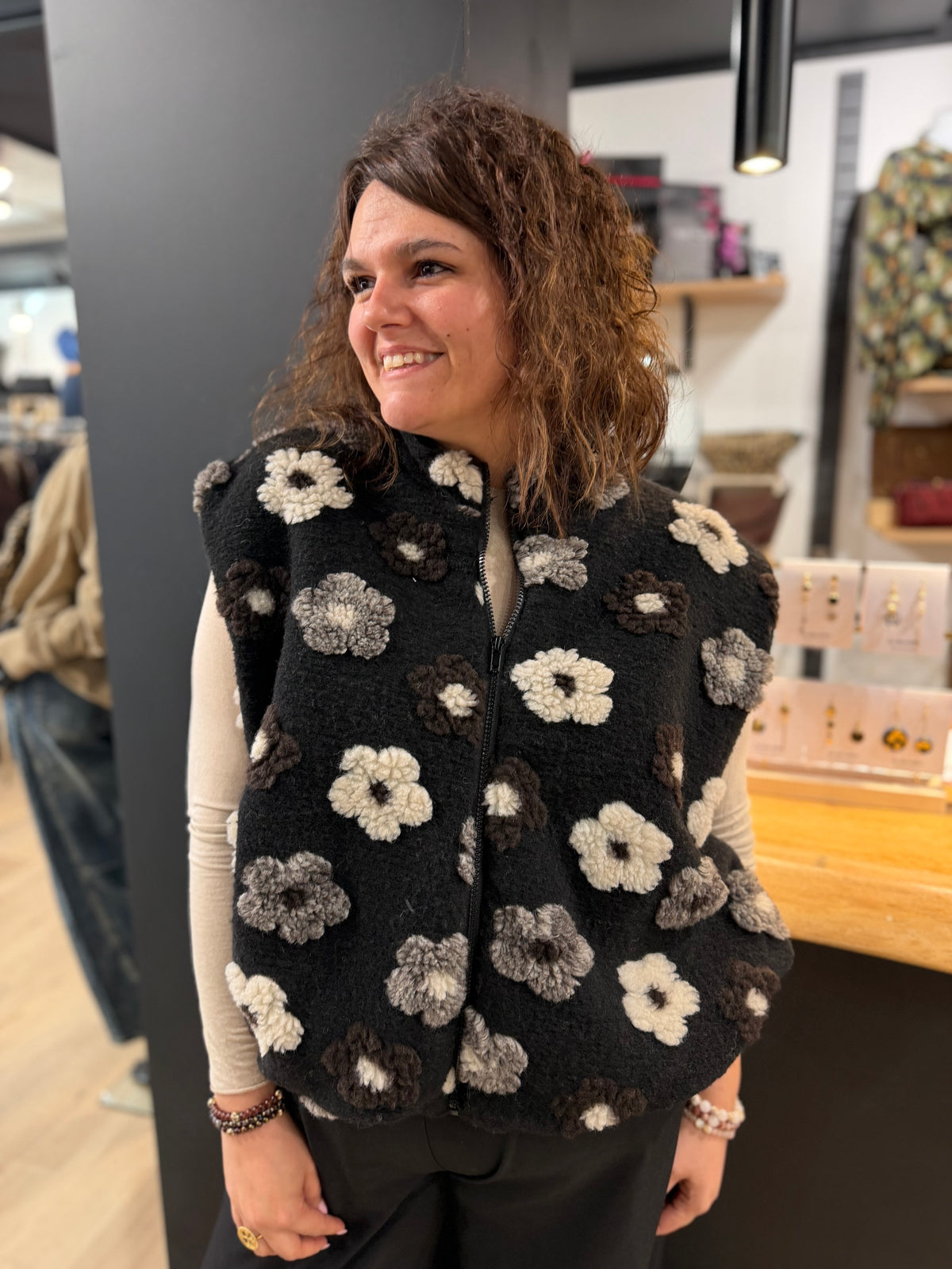 Veste sans manches Flora