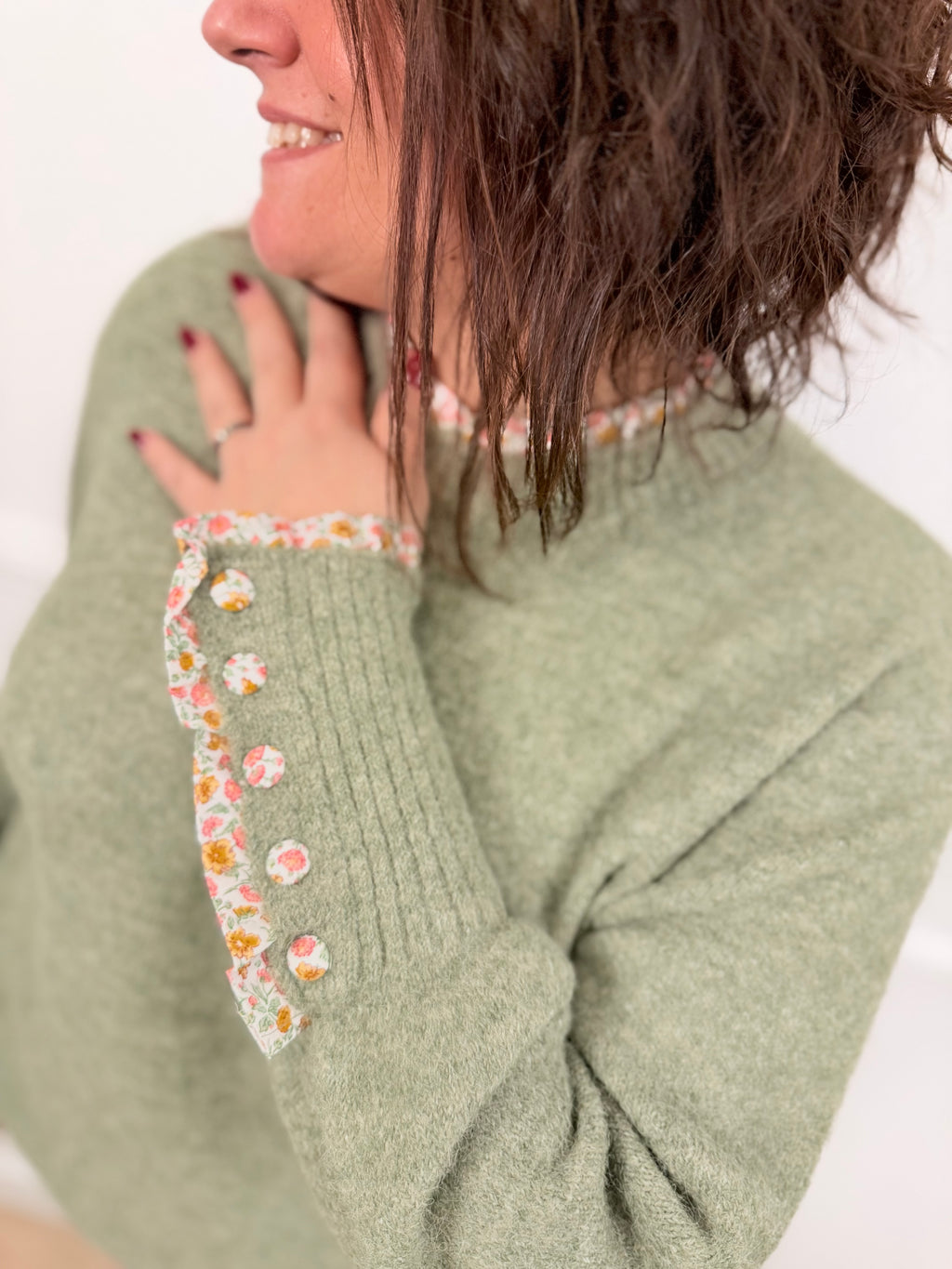 Pull Ella vert