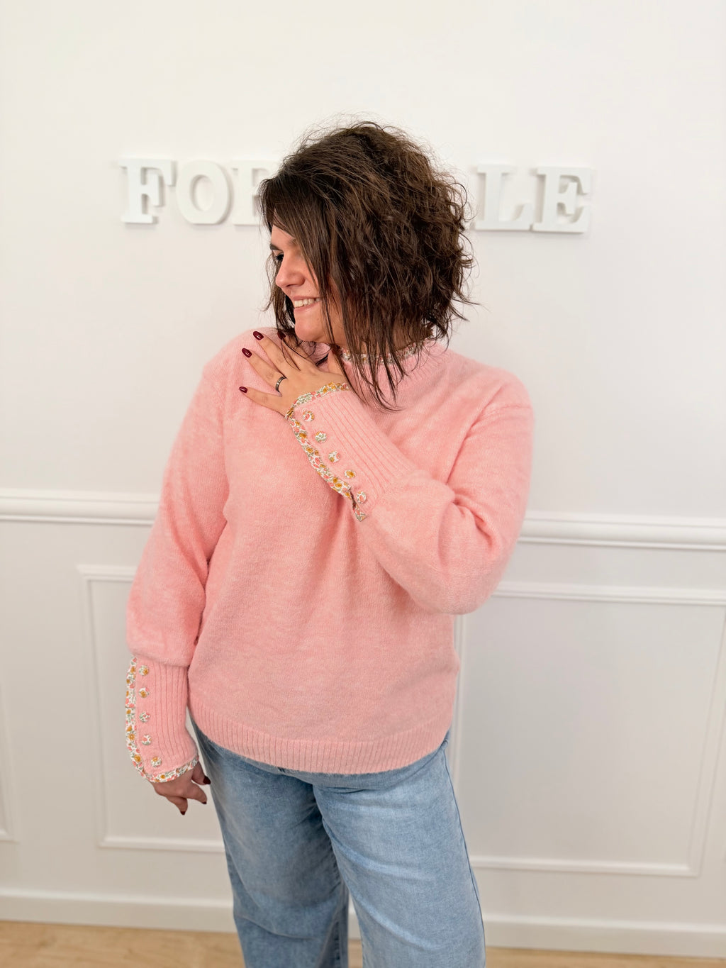Pull Ella rose