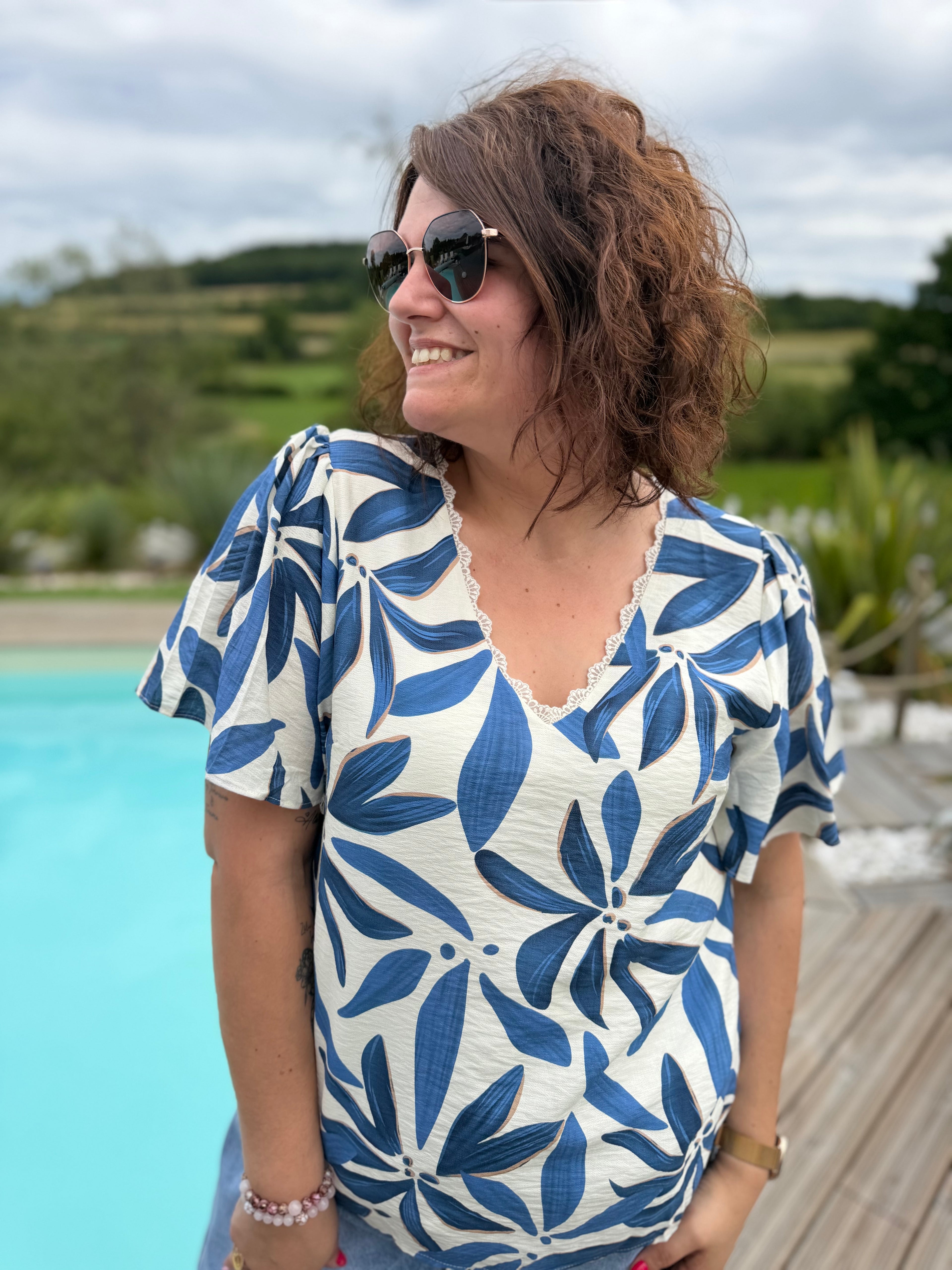 Blouse Mollie bleu