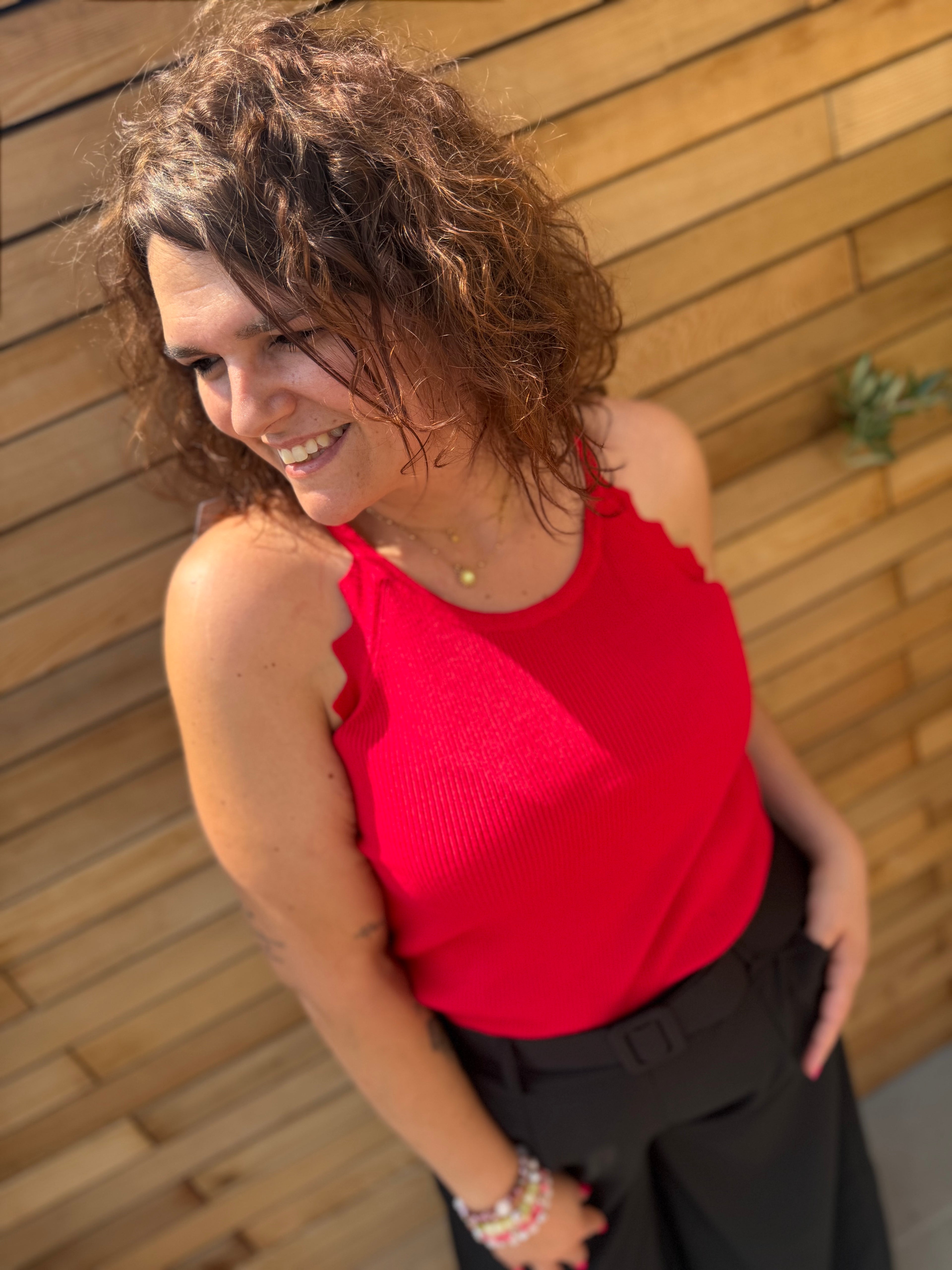 Top Mia rouge
