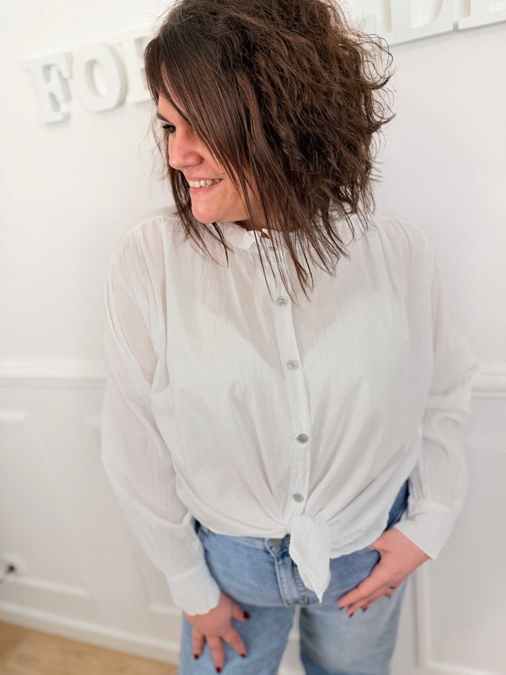 Chemisier Lori blanc