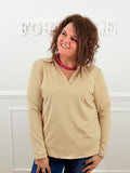 La blouse Soraya beige