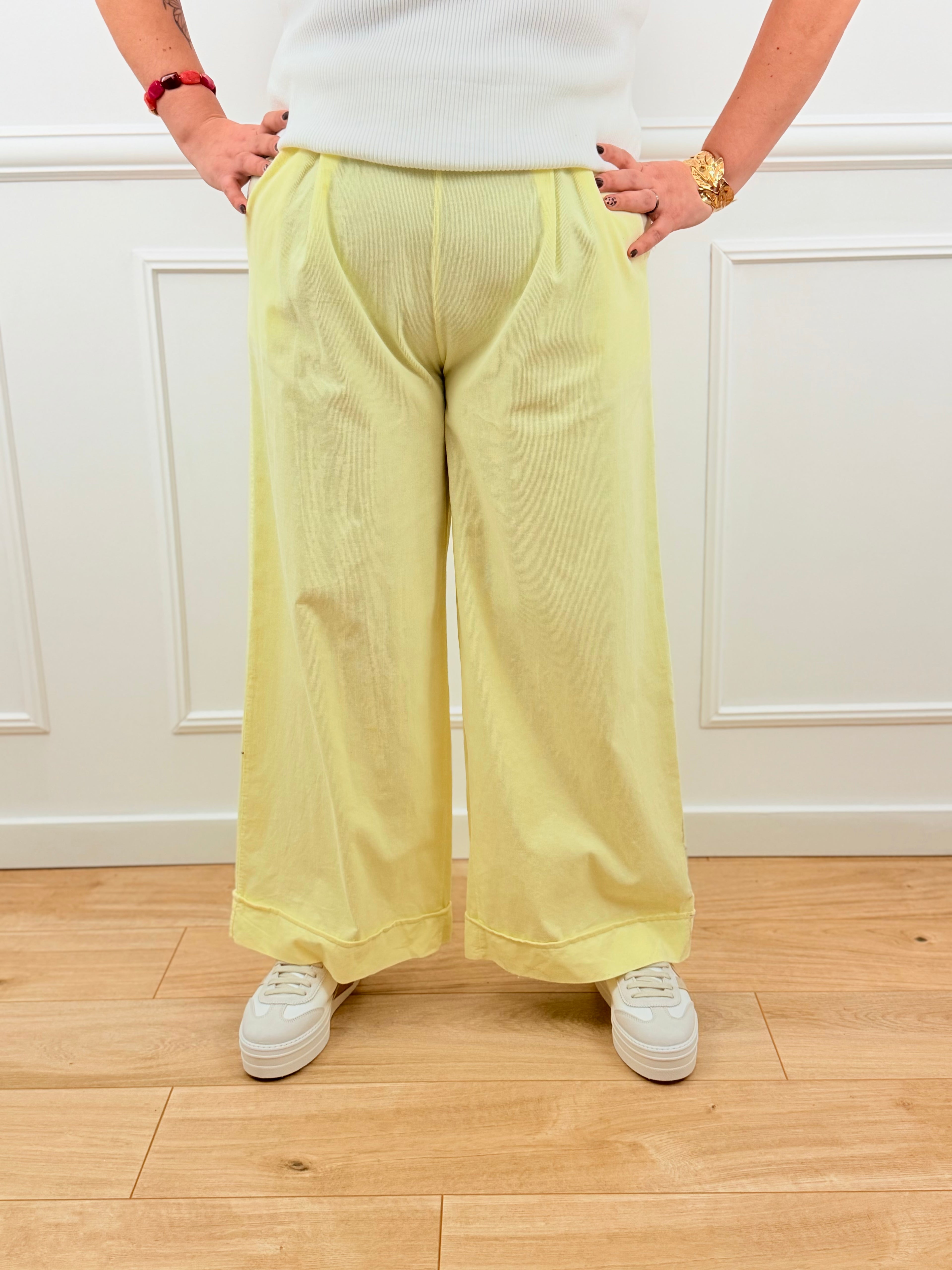💛 Pantalon Paloma – Jaune