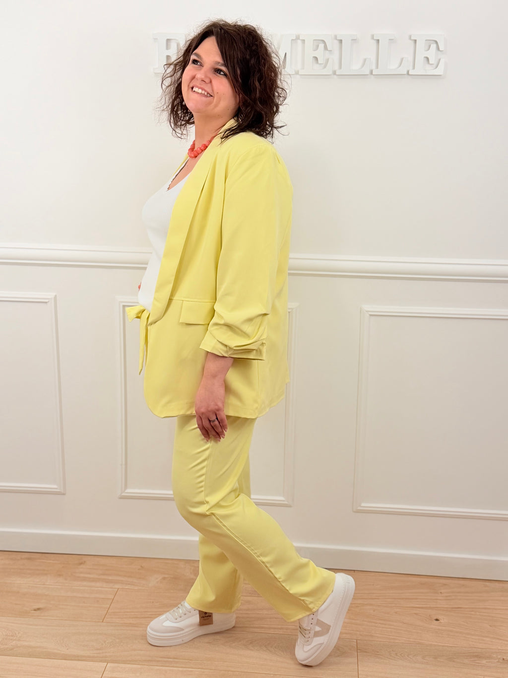 Pantalon Soléa jaune