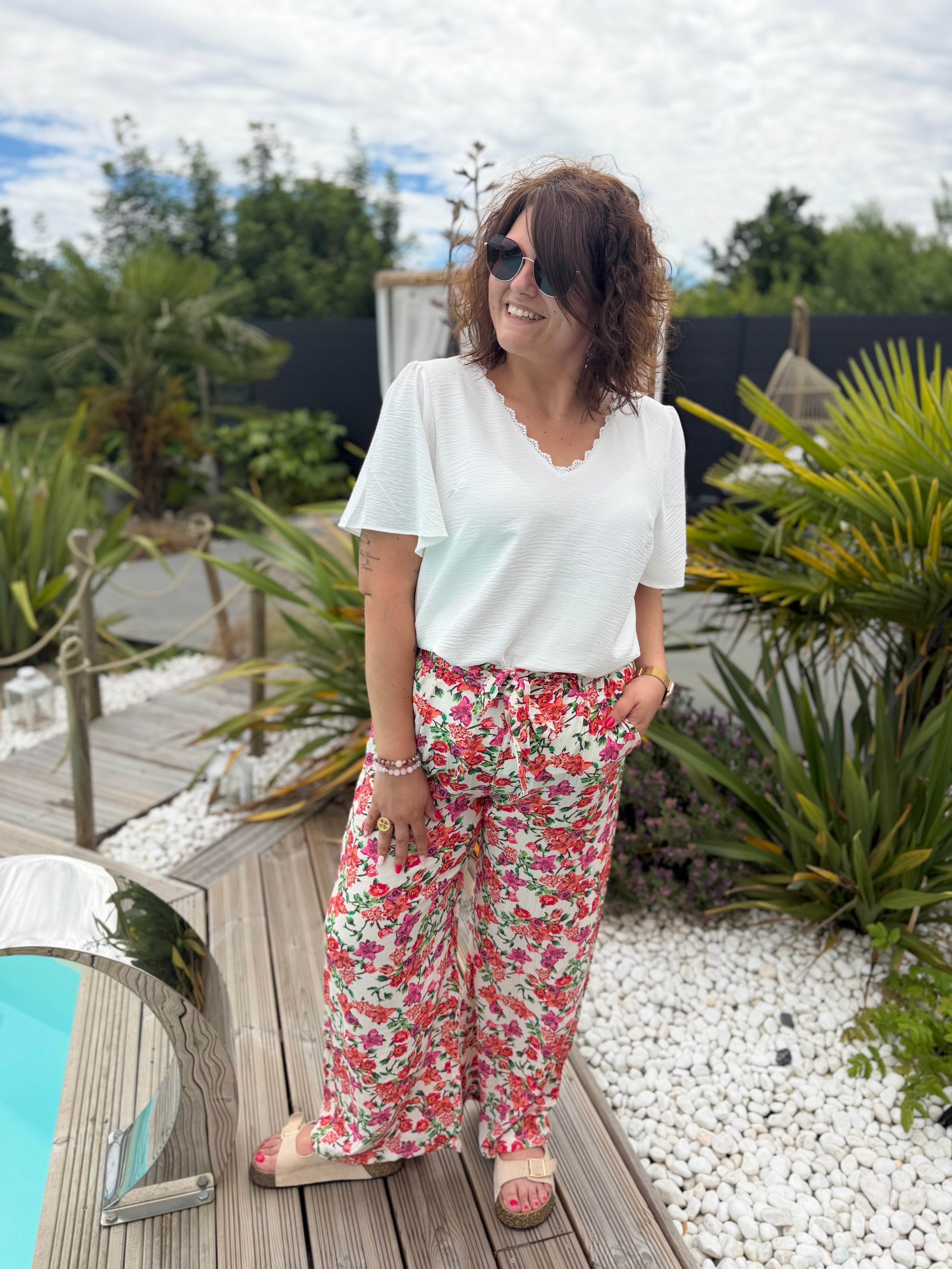 Blouse Lowéna blanche