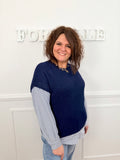 Pull Sofia bleu marine