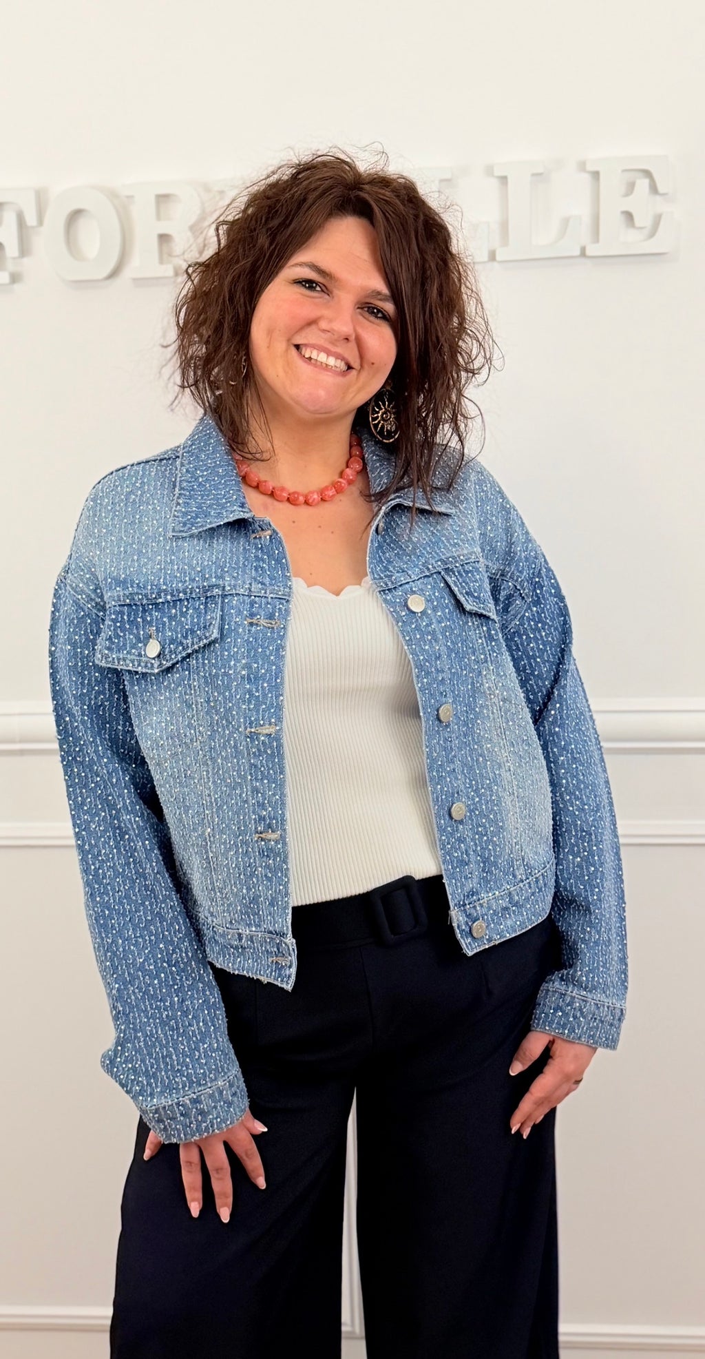 Veste en jeans Elora