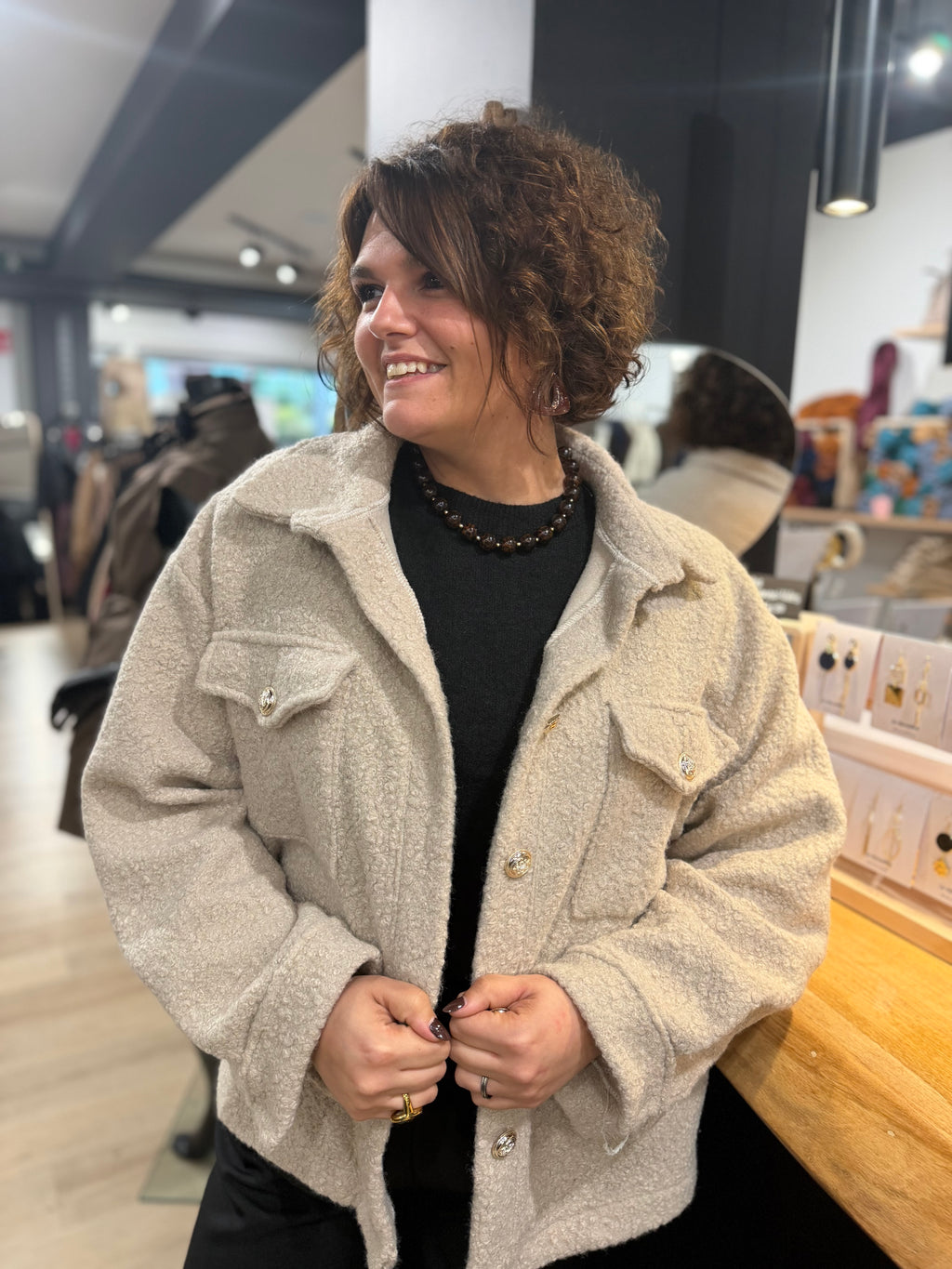 Veste Milla beige